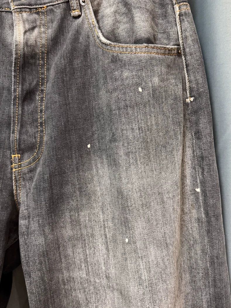 Acne Studios Acne Studios Splashed ink stained black wide-leg jeans Size US 32 / EU 48 - 5 Thumbnail
