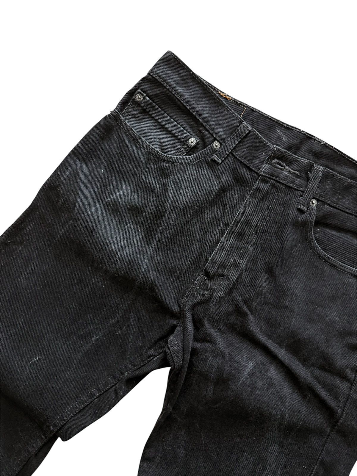 Levi's Vintage Levi’s 505 Black Straight Leg Jeans Size US 34 / EU 50 - 3 Thumbnail
