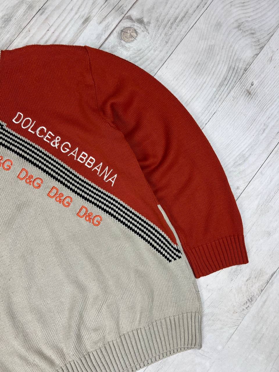 Dolce & Gabbana Vintage Dolce Gabbana Big Logo DG Knit Sweater 90s Size US M / EU 48-50 / 2 - 5 Thumbnail