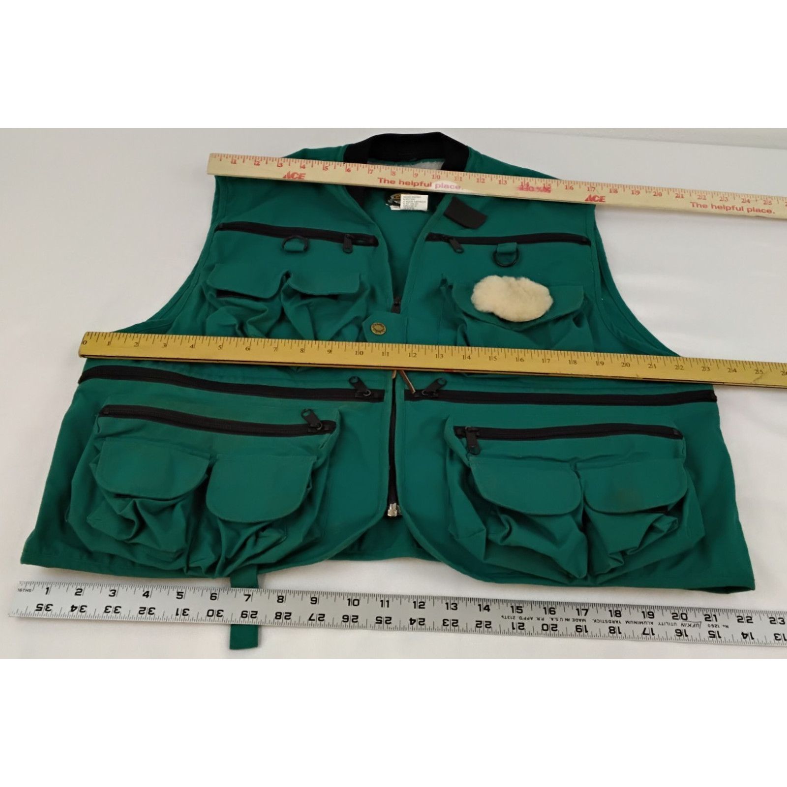 Cabelas Cabela's Fly Fishing Utility Vest Men's M Teal Cargo Pockets Size US M / EU 48-50 / 2 - 16 Thumbnail
