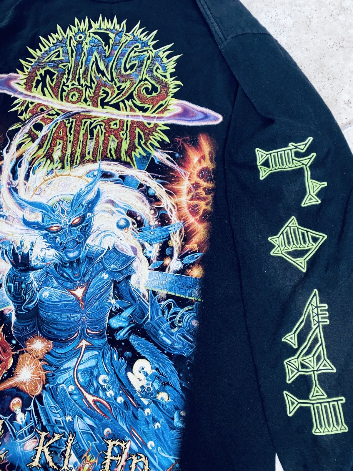 Band Tees Rings Of Saturn 🪐 Rare Deathcore Merch Size US XL / EU 56 / 4 - 2 Thumbnail