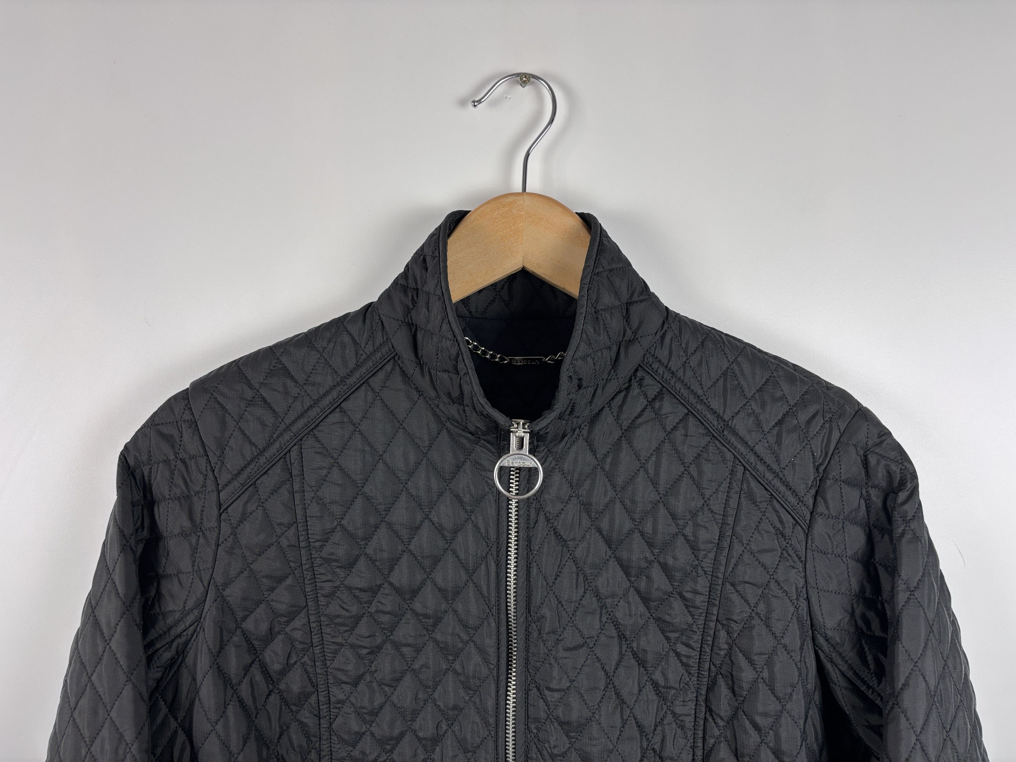 Barbour Womens Barbour Newbury Quilt Jacket Black Size US 6 / UK 10 Size M / US 6-8 / IT 42-44 - 2 Thumbnail
