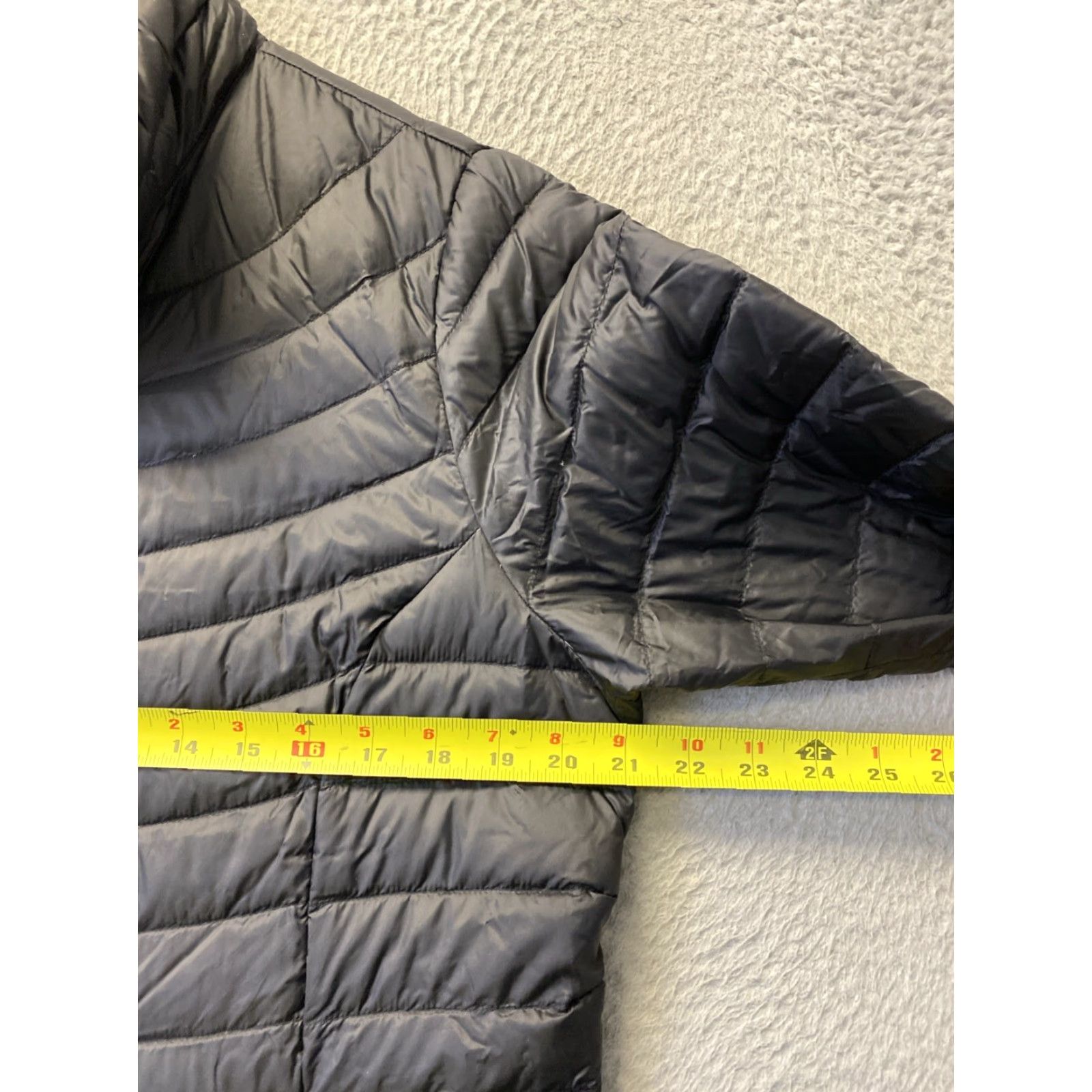 Vintage 32 Degrees Puffer Jacket Coat Women L Black Lightweight Packable Mid-Length Casual Fall Winter Mens? Size L / US 10 / IT 46 - 5 Thumbnail
