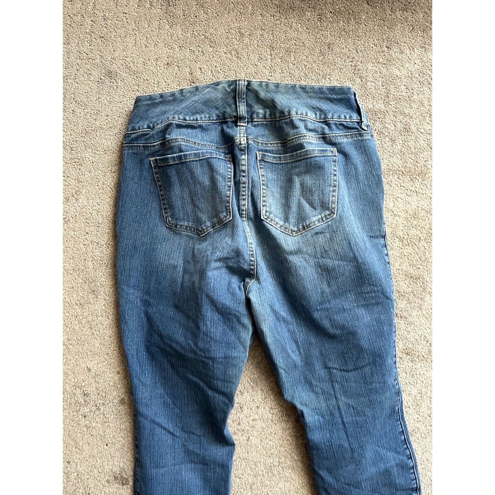 Torrid Torrid Jeans Women’s 12R High Rise Blue Denim Stretch 5-Pocket Regular Skinny City Hipster Rock Vintage: No Size 34" / US 12 / IT 48 - 4 Thumbnail