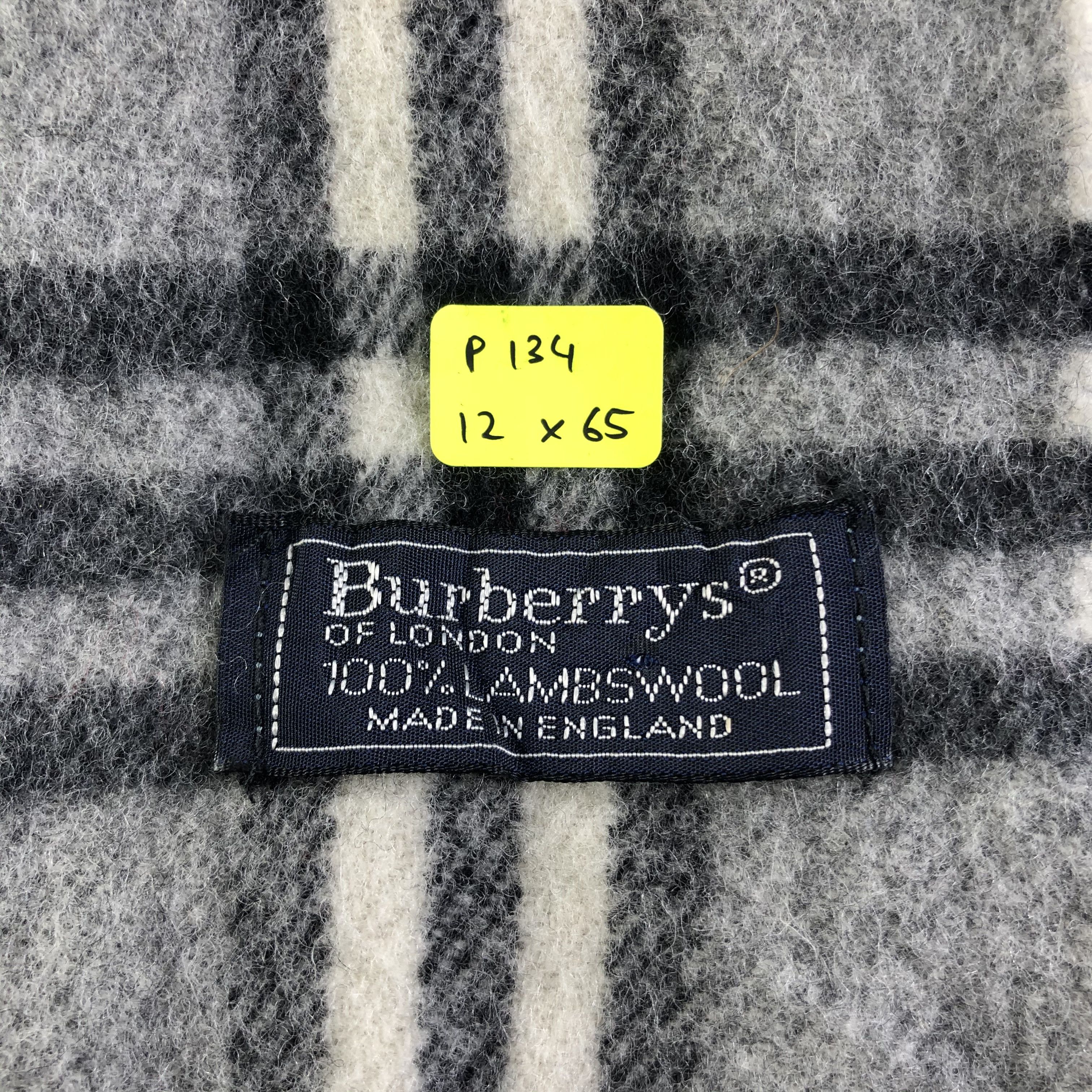 Burberry Burberry Lambswool Scarf / Muffler / Neckwear P134 Size ONE SIZE - 6 Thumbnail