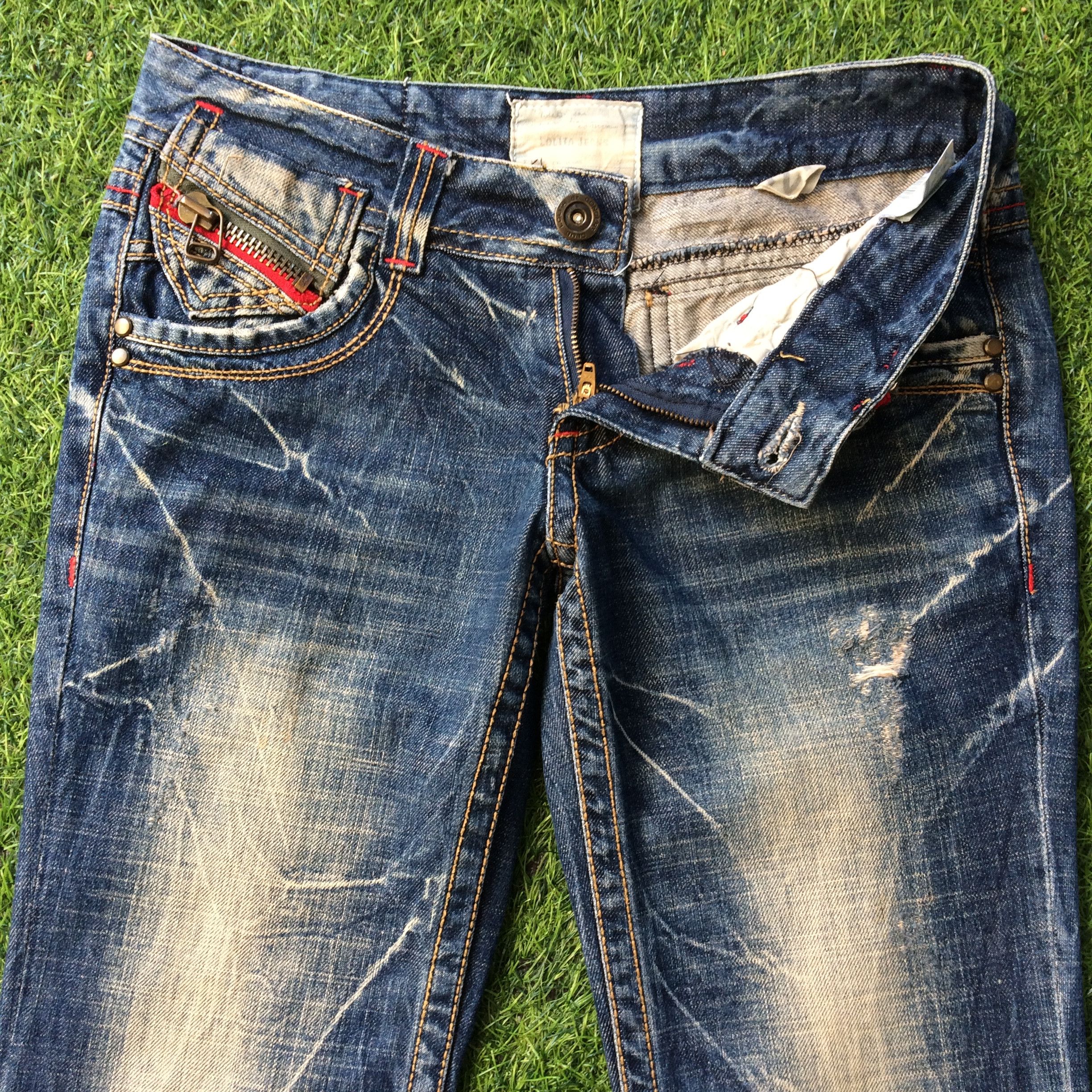 Japanese Brand × Jean Japanese Distressed Flare Jeans #D-640 Size 27" / US 4 / IT 40 - 3 Thumbnail