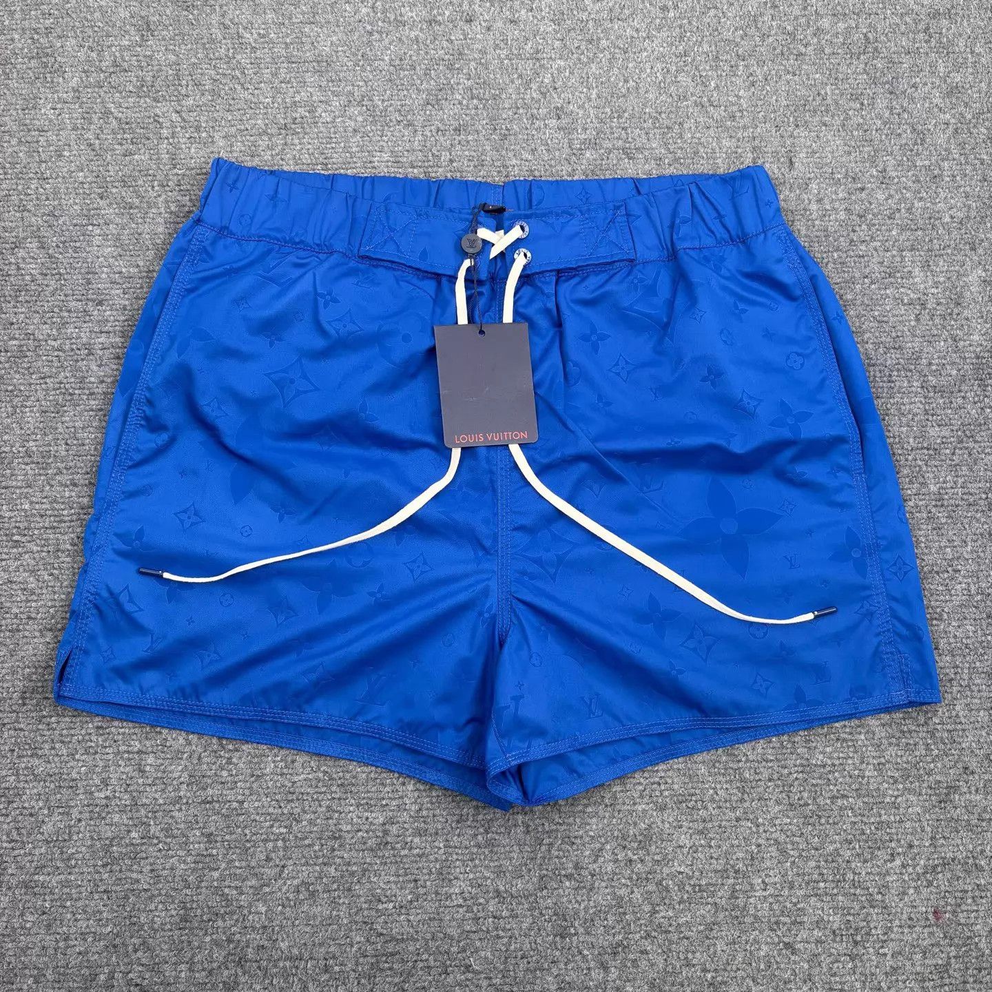 Louis Vuitton Louis Vuitton Blue All-Over Print Swim Trunks L Size US 34 / EU 50 - 1 Thumbnail