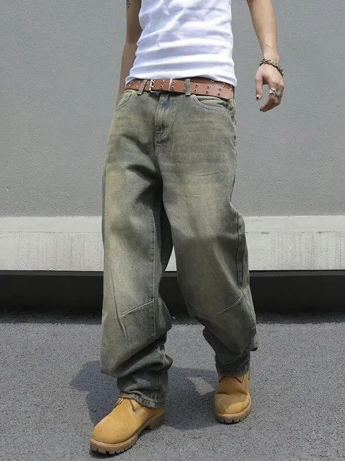 Japanese Brand Kurusu x azawa Faded Skate Baggy Denim Jeans Loose fit Size US 32 / EU 48 - 5 Thumbnail