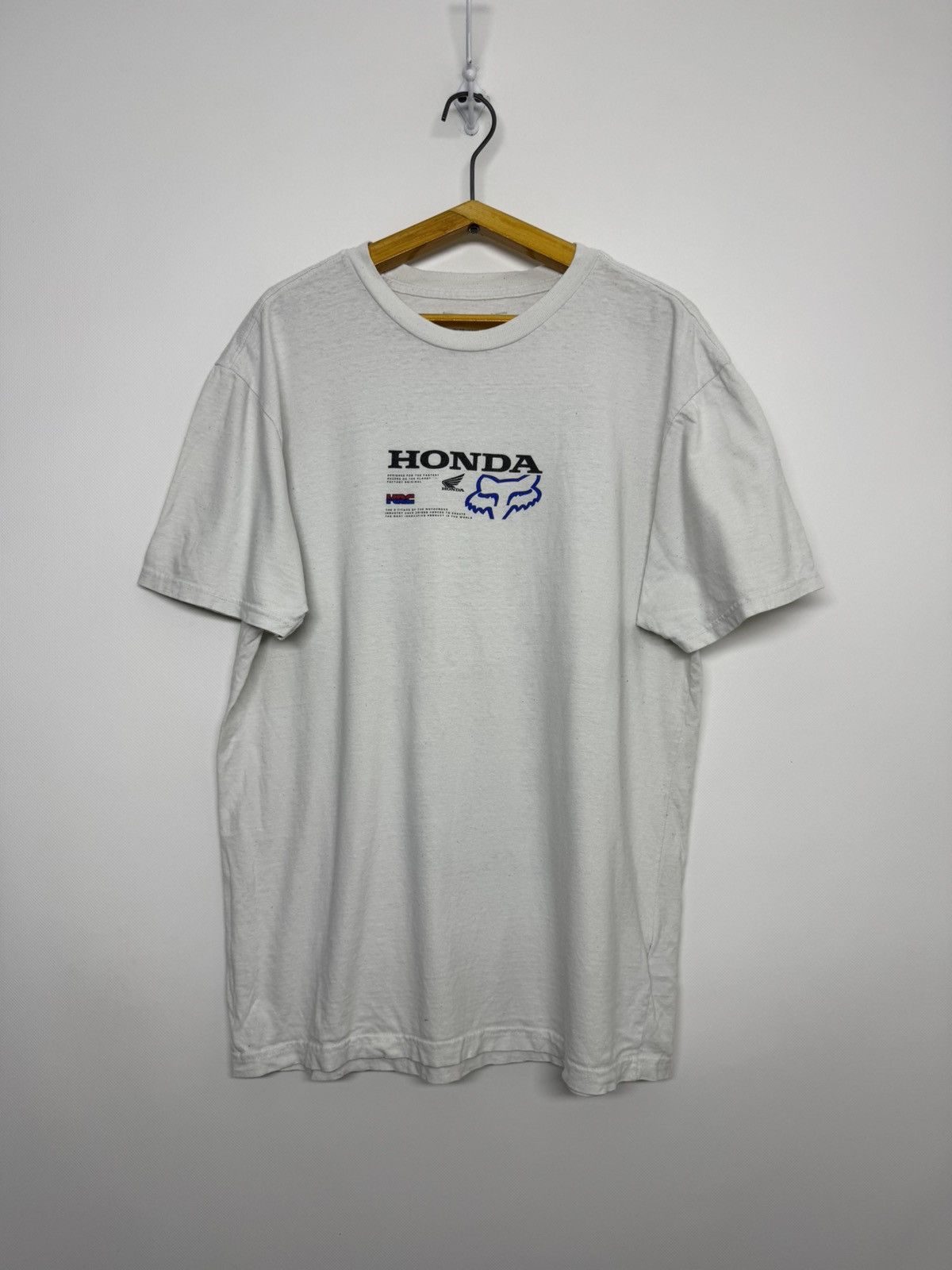 Fox Racing Vintage Y2k Honda Racing Fox T-Shirt 00’s Size US M / EU 48-50 / 2 - 1 Thumbnail