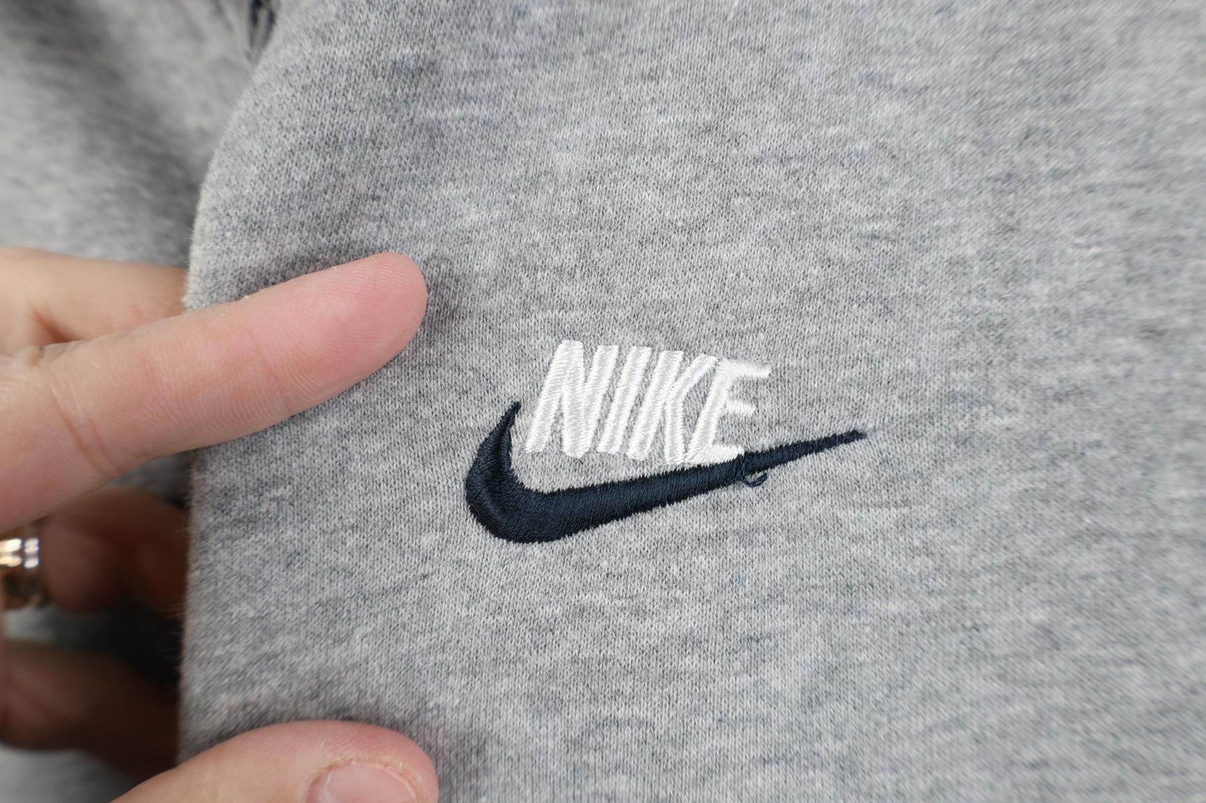 Nike Vintage Y2K Nike Scott Mini Swoosh 1/2 Zip Sweatshirt Gray Size US S / EU 44-46 / 1 - 4 Thumbnail
