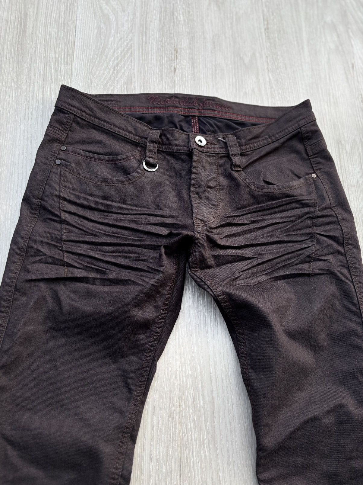 Nicole Club NICOLE CLUB FOR MEN lace-up flare jeans Size US 27 - 2 Thumbnail