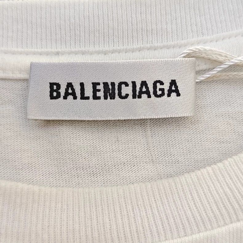 Balenciaga Balenciaga Signature Letter Logo Short Sleeve T-Shirt Size XS / US 0-2 / IT 36-38 - 5 Thumbnail