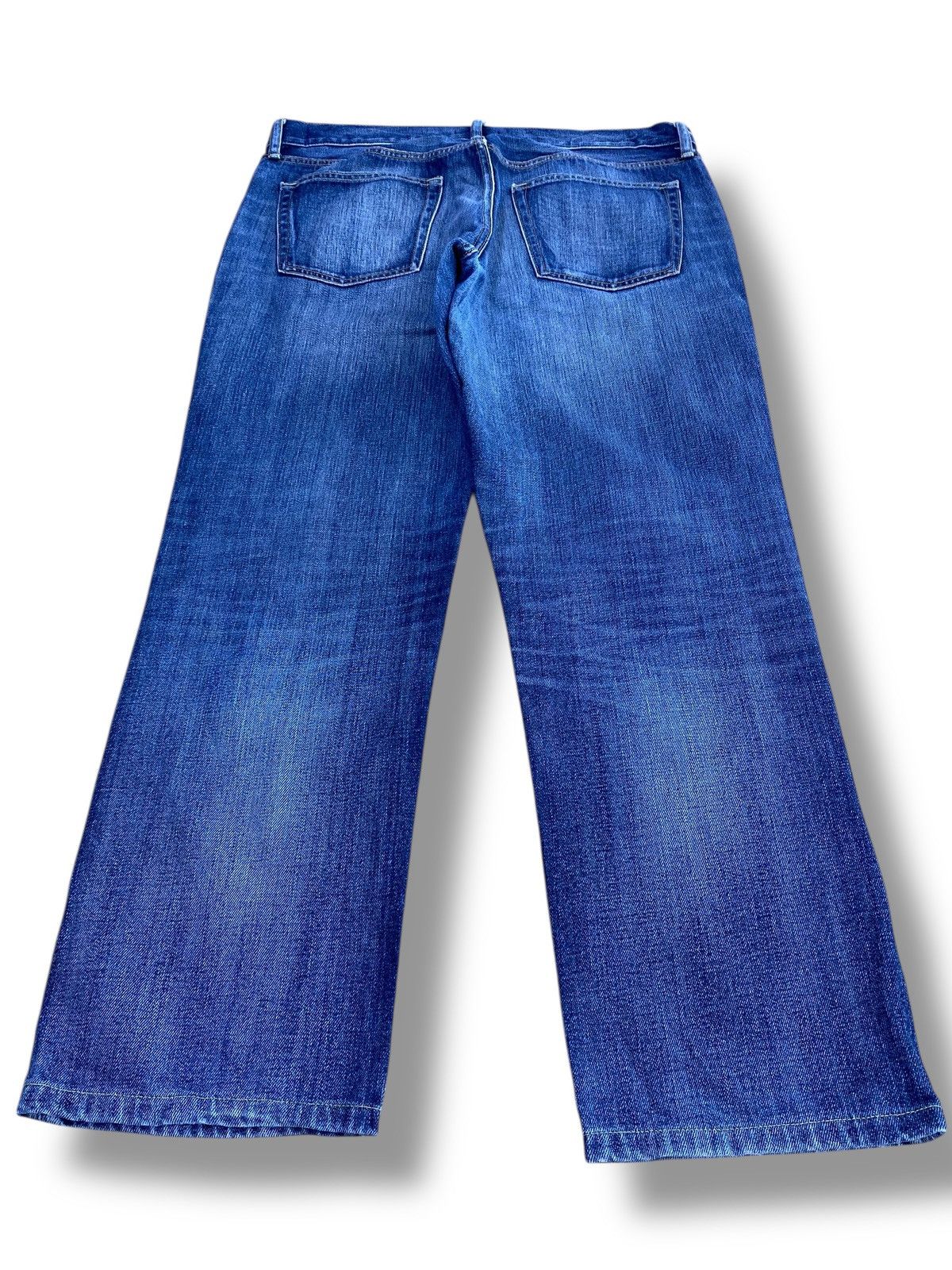 Uniqlo Uniqlo Whiskers Faded Wash Style Loose Jeans Size US 36 / EU 52 - 3 Thumbnail