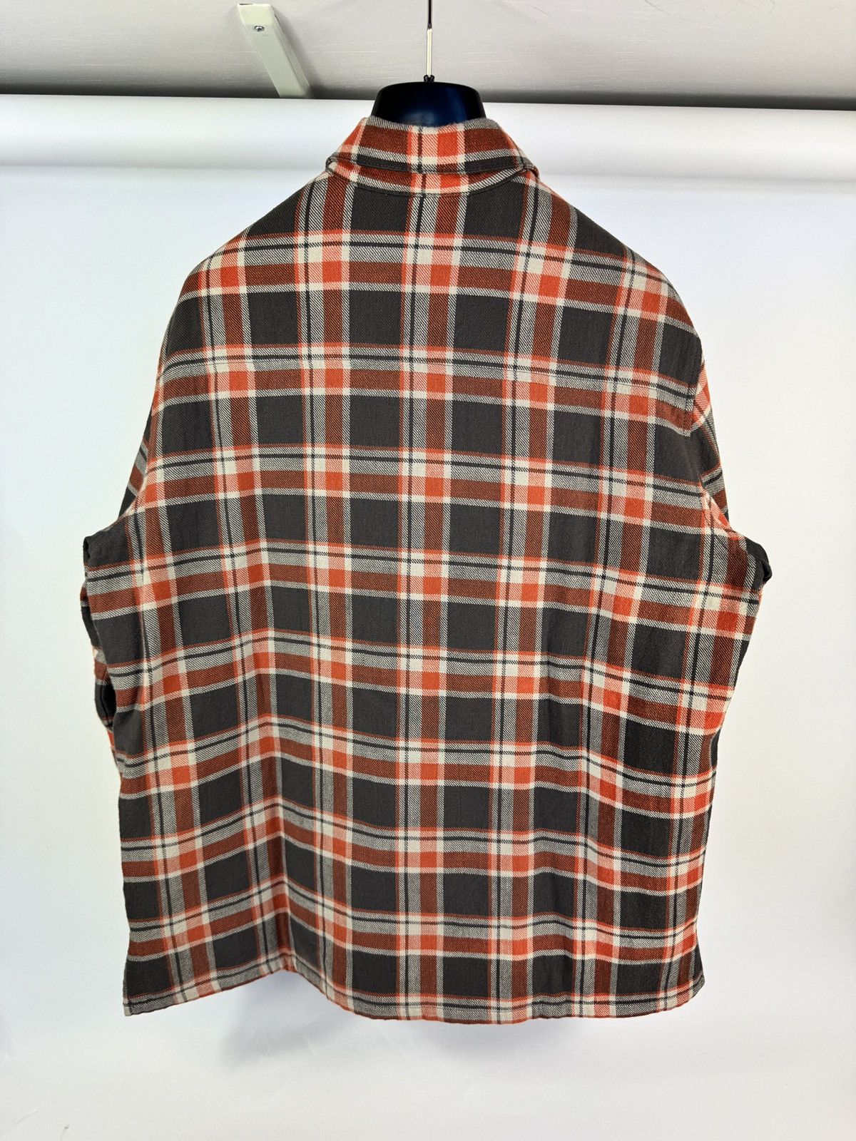 Chrome Hearts PADEED CHECKED OVERSHIRT WITH SILVER BUTTONS Size US L / EU 52-54 / 3 - 4 Thumbnail