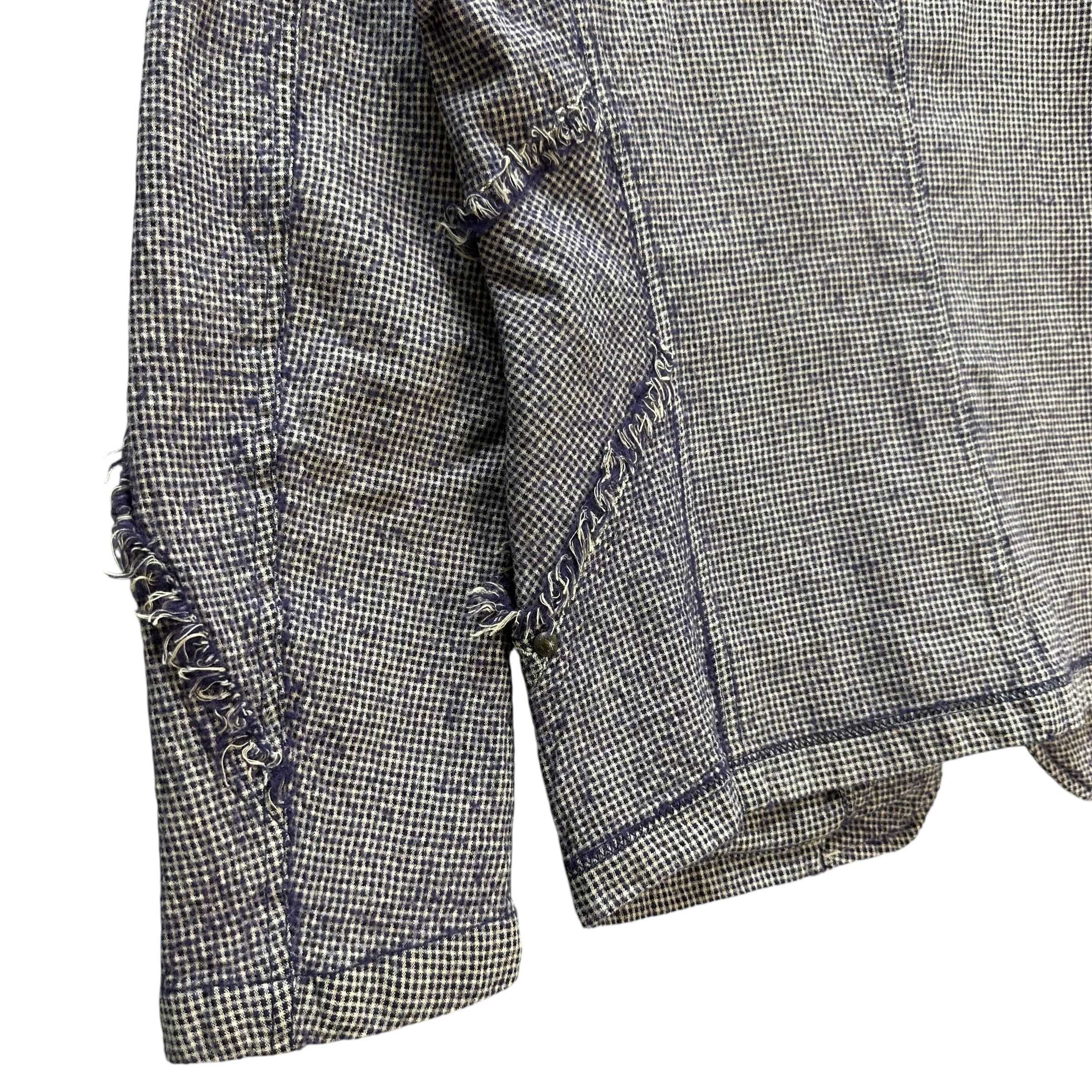 Marithe + Francois Girbaud MFG Deconstructed Designs Wool Crop Blazers #A53-1239 Size US S / EU 44-46 / 1 - 11 Thumbnail