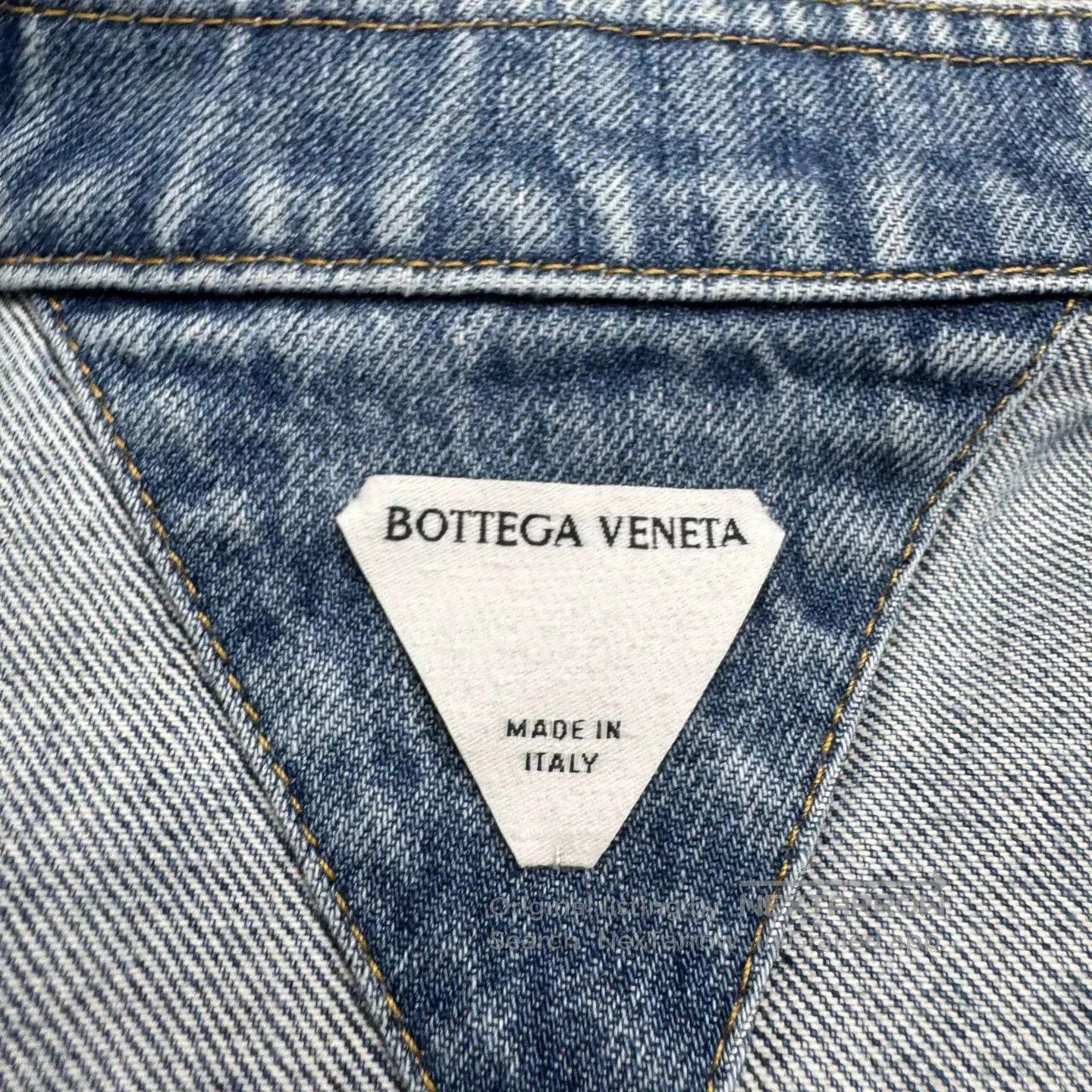 Bottega Veneta Bottega Veneta Washed Distressed Denim Jacket. Size US S / EU 44-46 / 1 - 2 Thumbnail