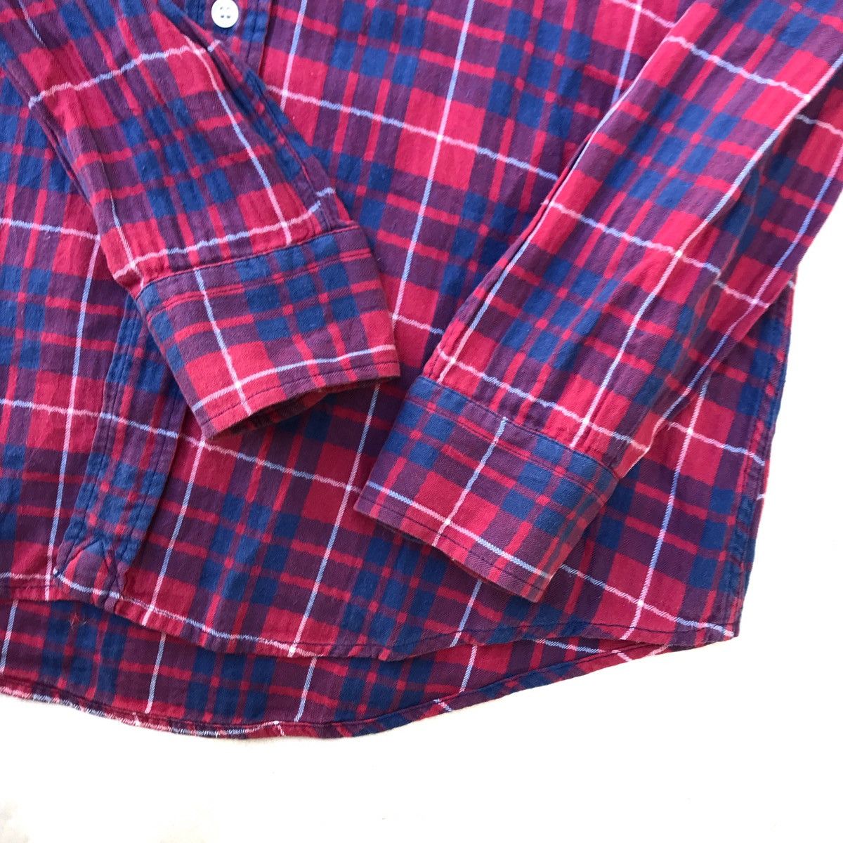 Aspesi × Flannel × Vintage Vintage aspesi alberto Aspesi Italy flannel Madrass Shirt Size US S / EU 44-46 / 1 - 5 Thumbnail