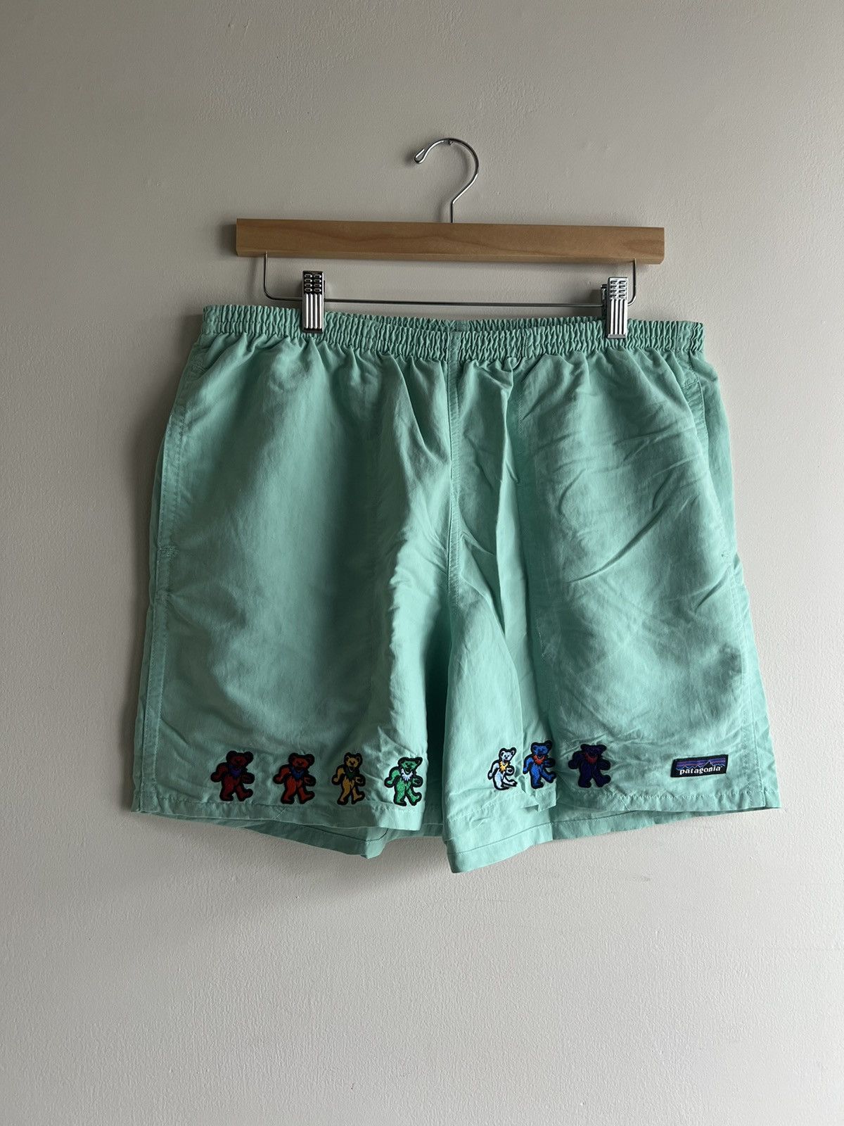 image of Patagonia x Vintage Petrified Good Gd Baggies in Mint, Men's (Size 34)