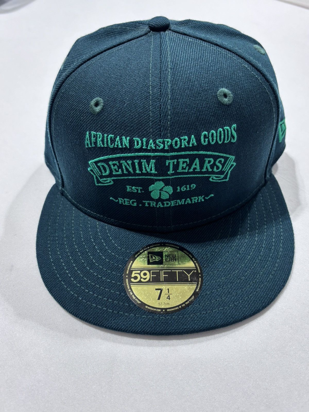 DENIM TEARS × Swarovski Denim Tears Bust Down Tears Trucker