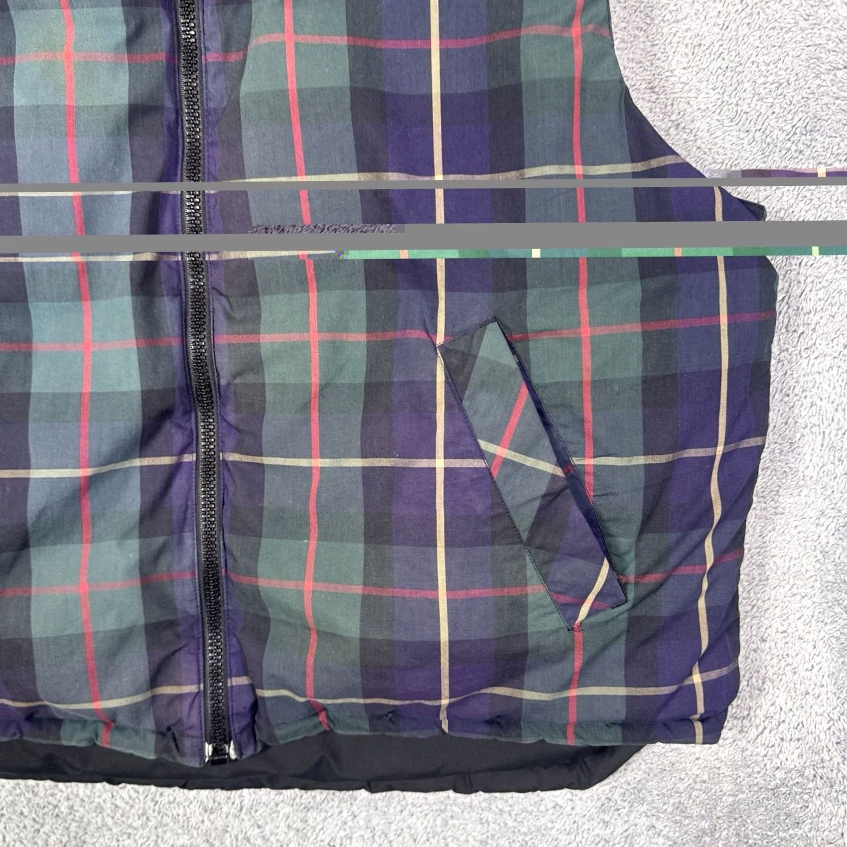 Eddie Bauer VINTAGE Eddie Bauer Vest Mens XL Tartan Plaid Reversible Quilted Puffer Down Classic Outdoor Size US XL / EU 56 / 4 - 3 Thumbnail