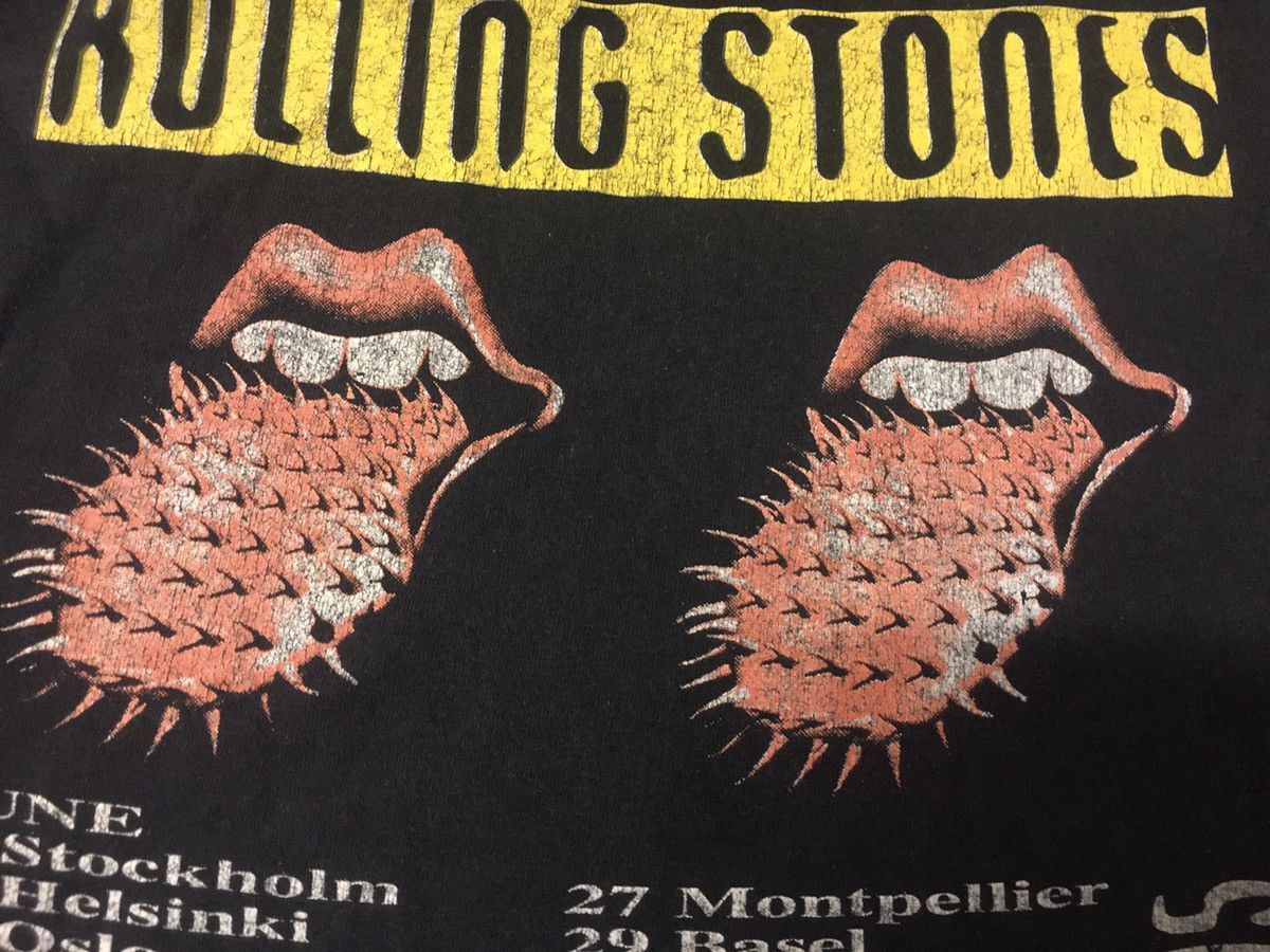 Band Tees × Vintage Vintage 90s The Rolling Stones t shirt Voodoo Lounge Black Size US XL / EU 56 / 4 - 14 Thumbnail