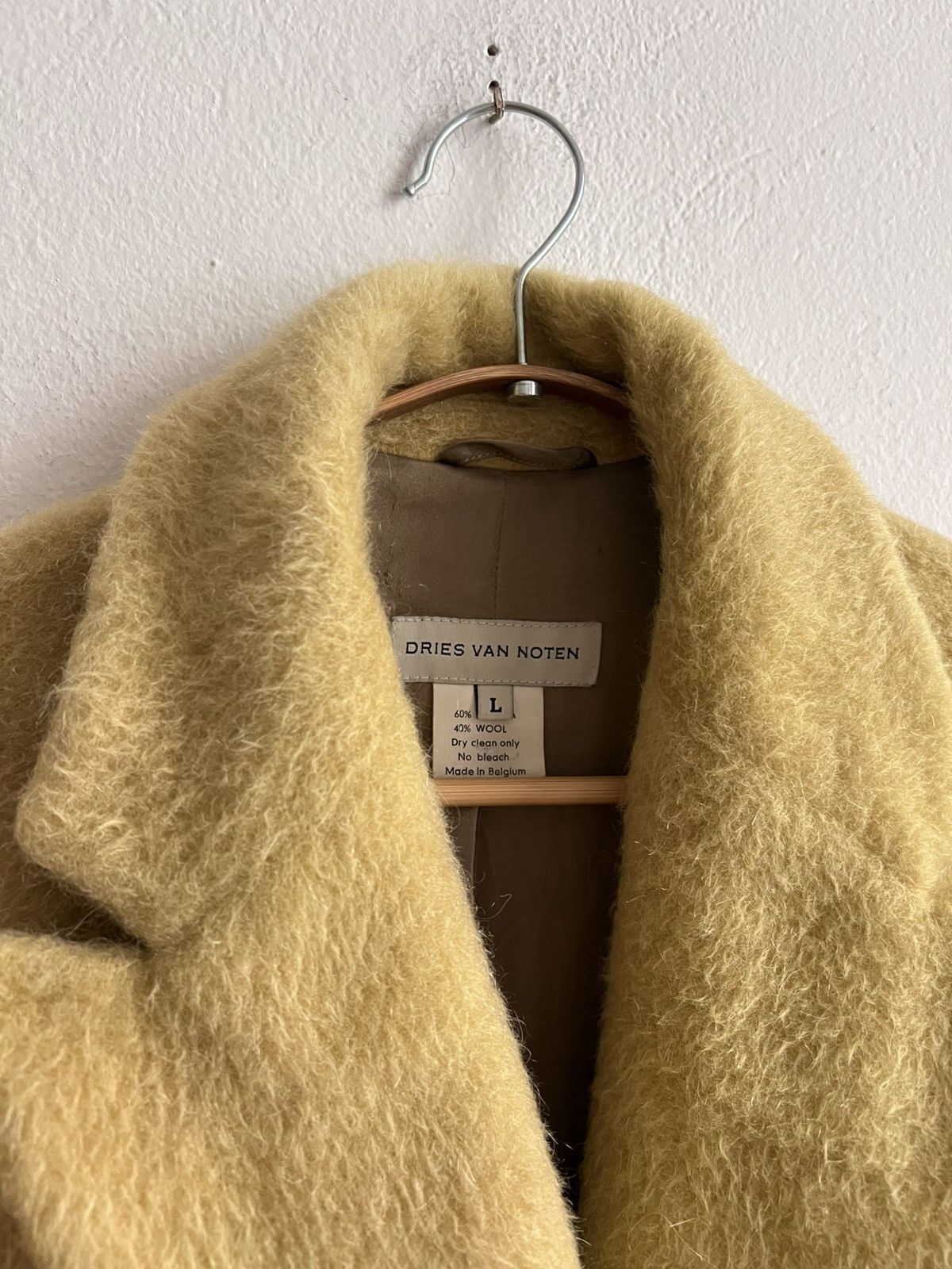 Dries Van Noten 1999 Dries Van Noten Alpaka/Wool oversized coat Size L / US 10 / IT 46 - 5 Thumbnail