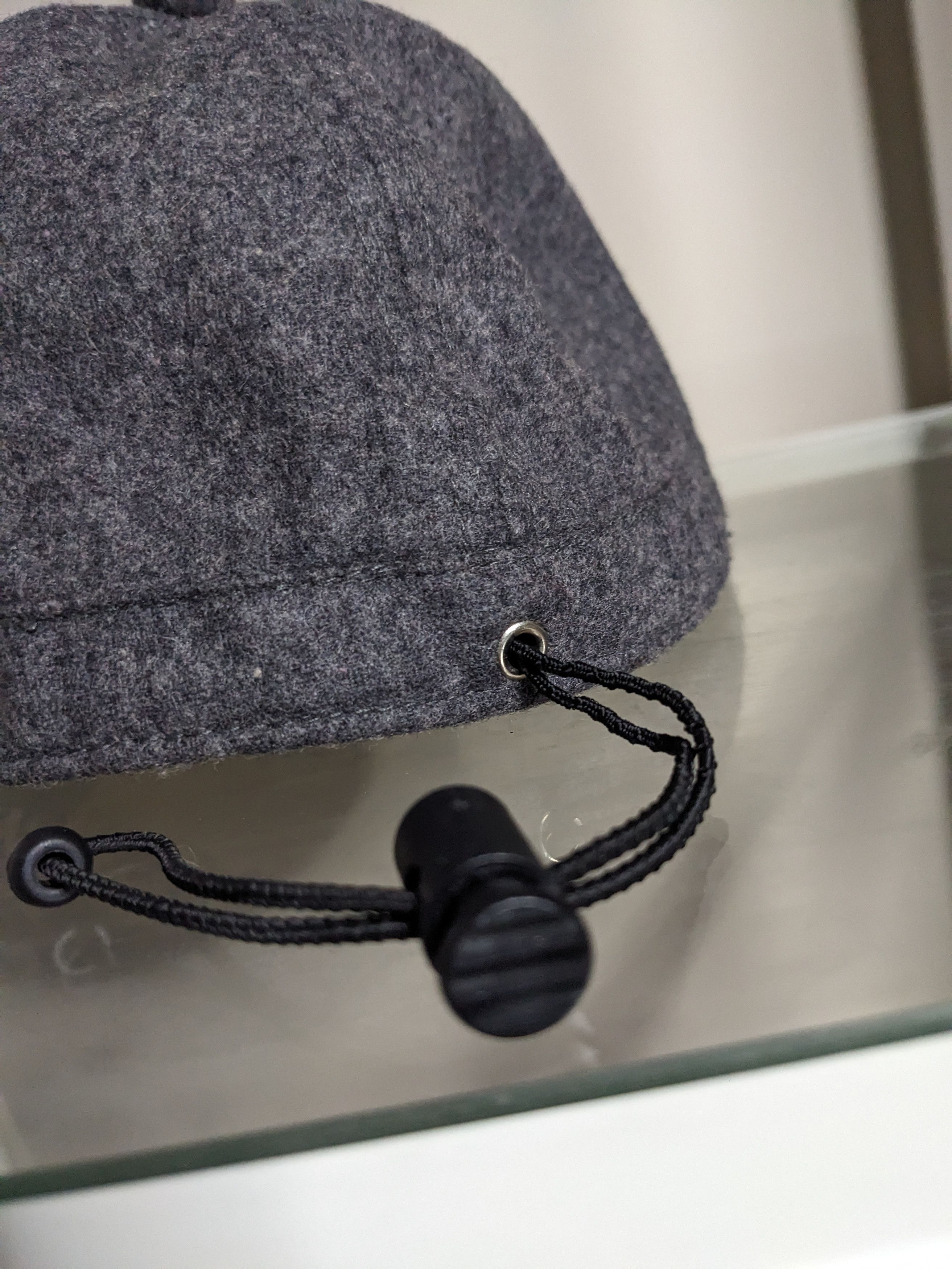B.U.M Equipment VINTAGE BUM Equipment Gray Wool Script Hat Toggle Closure Size ONE SIZE - 5 Thumbnail