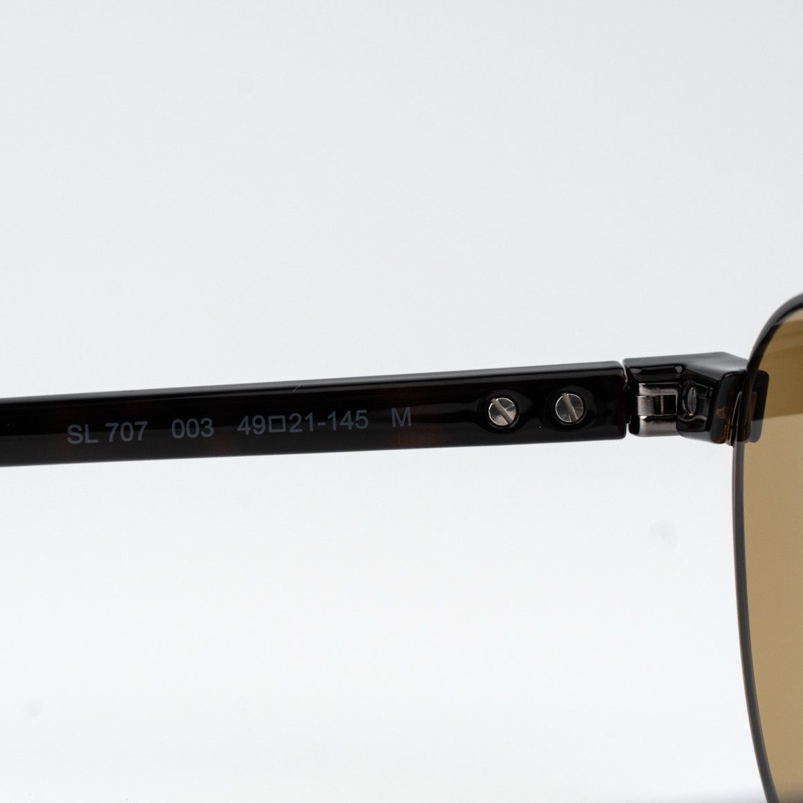 Yves Saint Laurent NEW Saint Laurent SL707 003 Oval Unisex Sunglasses Size ONE SIZE - 9 Thumbnail