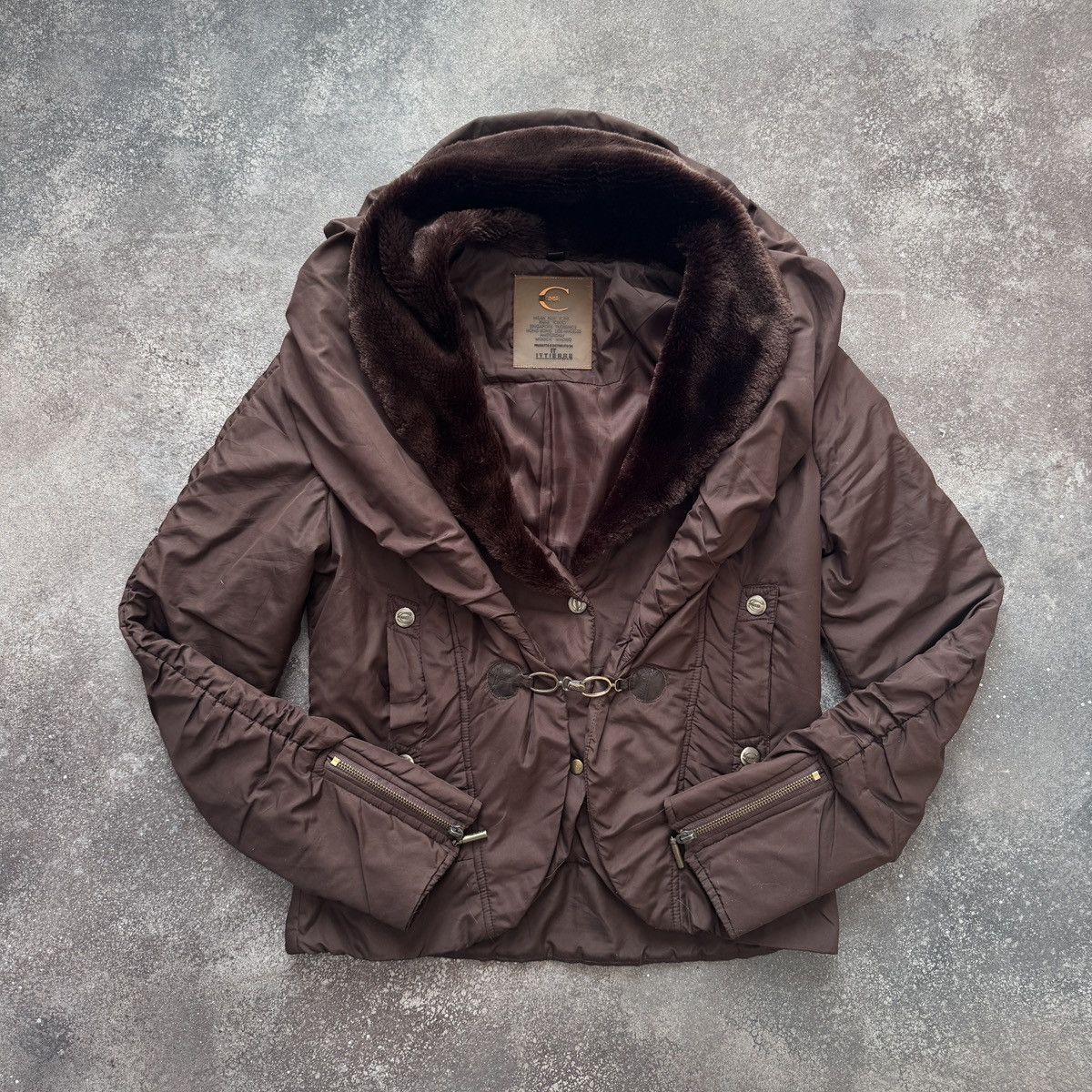 Roberto Cavalli Just Cavalli by Roberto Cavalli Faux Fur Details Jacket Size M / US 6-8 / IT 42-44 - 1 Thumbnail