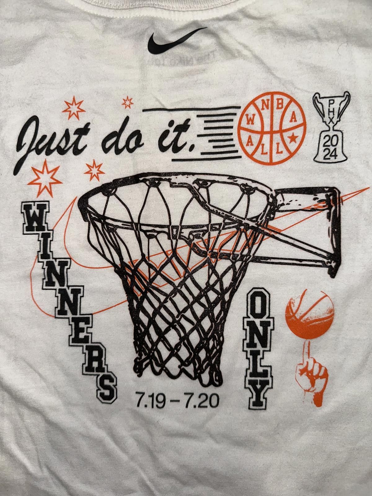 Nike Nike Big Kid's (Boy's) Phoenix Arizona WNBA “Winning Only” White T-Shirt Size US XL / EU 56 / 4 - 2 Thumbnail