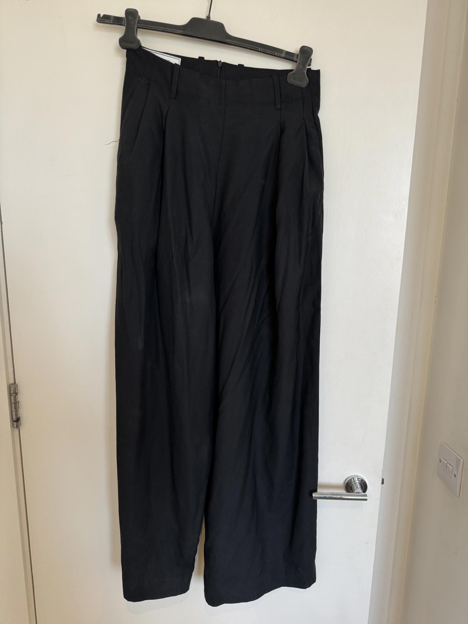 Society Anonyme floaty trousers. Black. Size 10