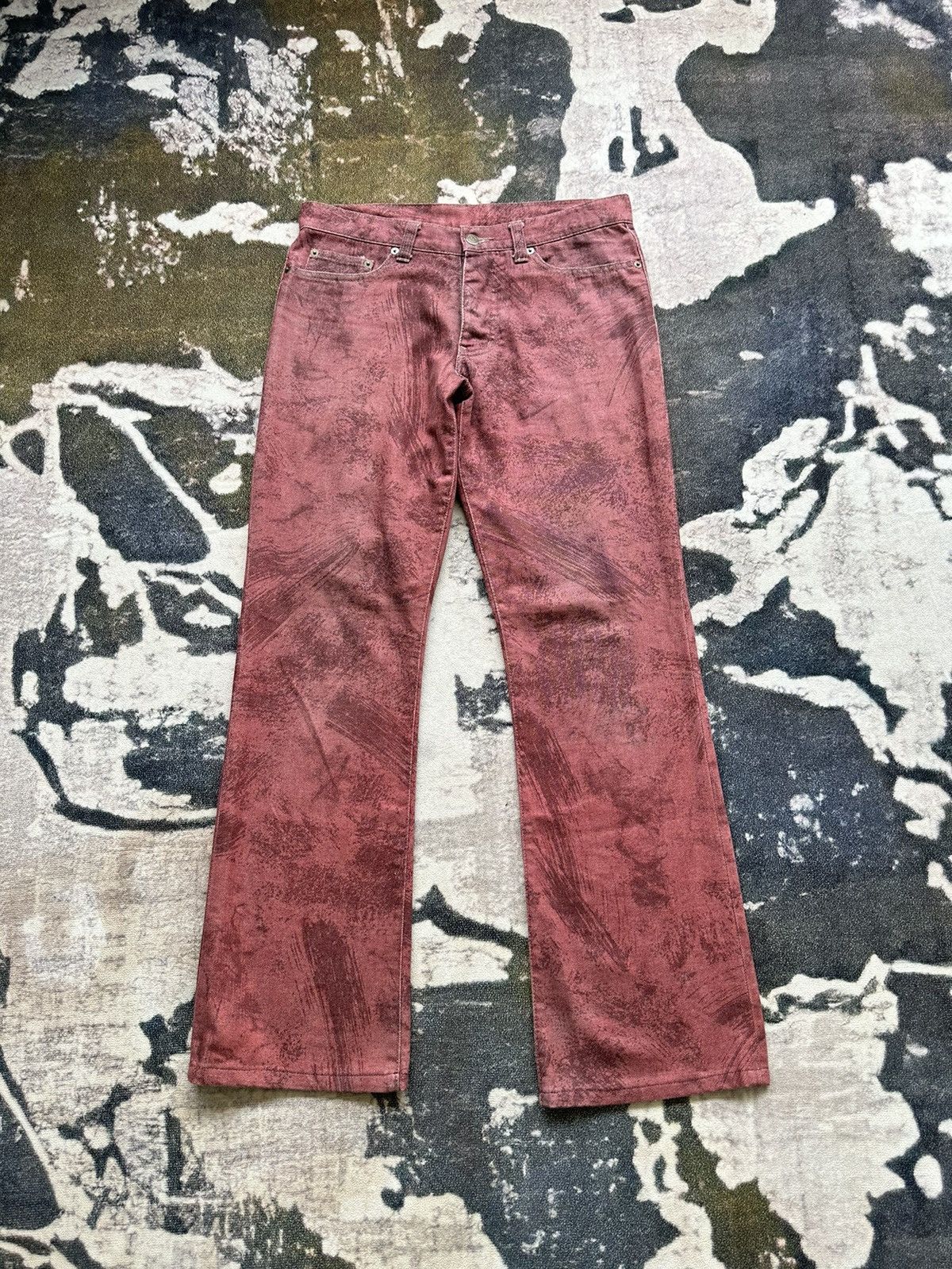 00's Tornado Mart Japan trompe l'oeil denim archive