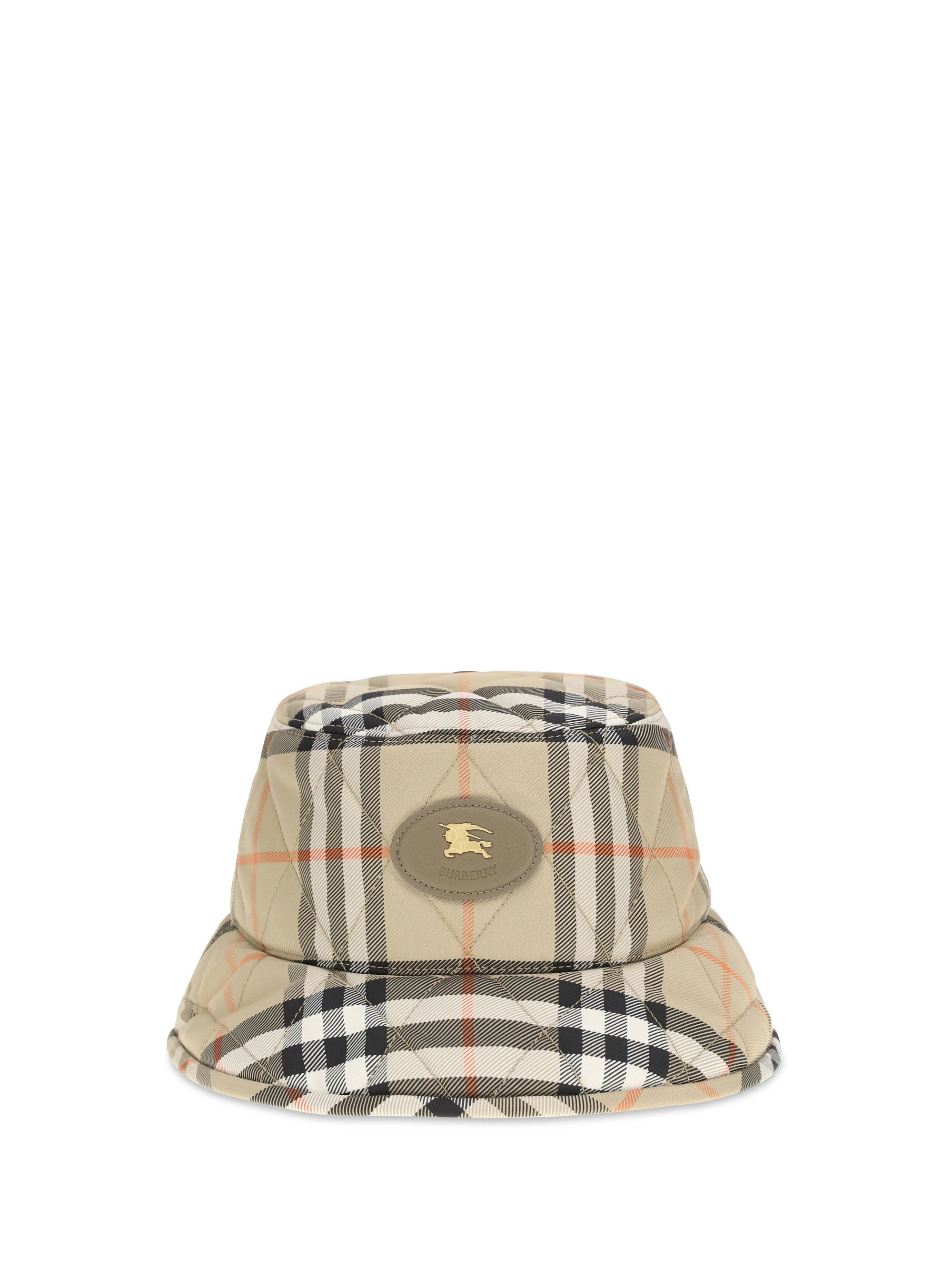 Burberry Horseshoe quilted Bucket Hat Size ONE SIZE - 1 Thumbnail