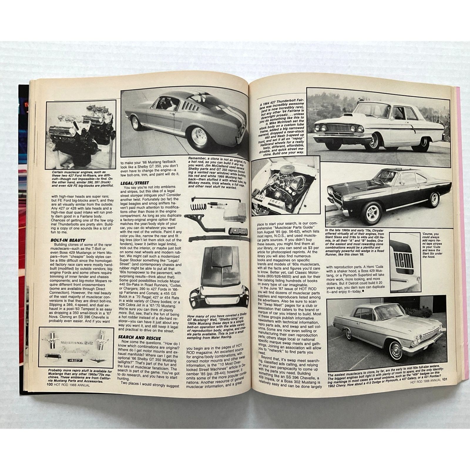 Other Hot Rod Annual 1988 Vintage Magazine Vol 1 No. 5 EUC Size ONE SIZE - 3 Thumbnail