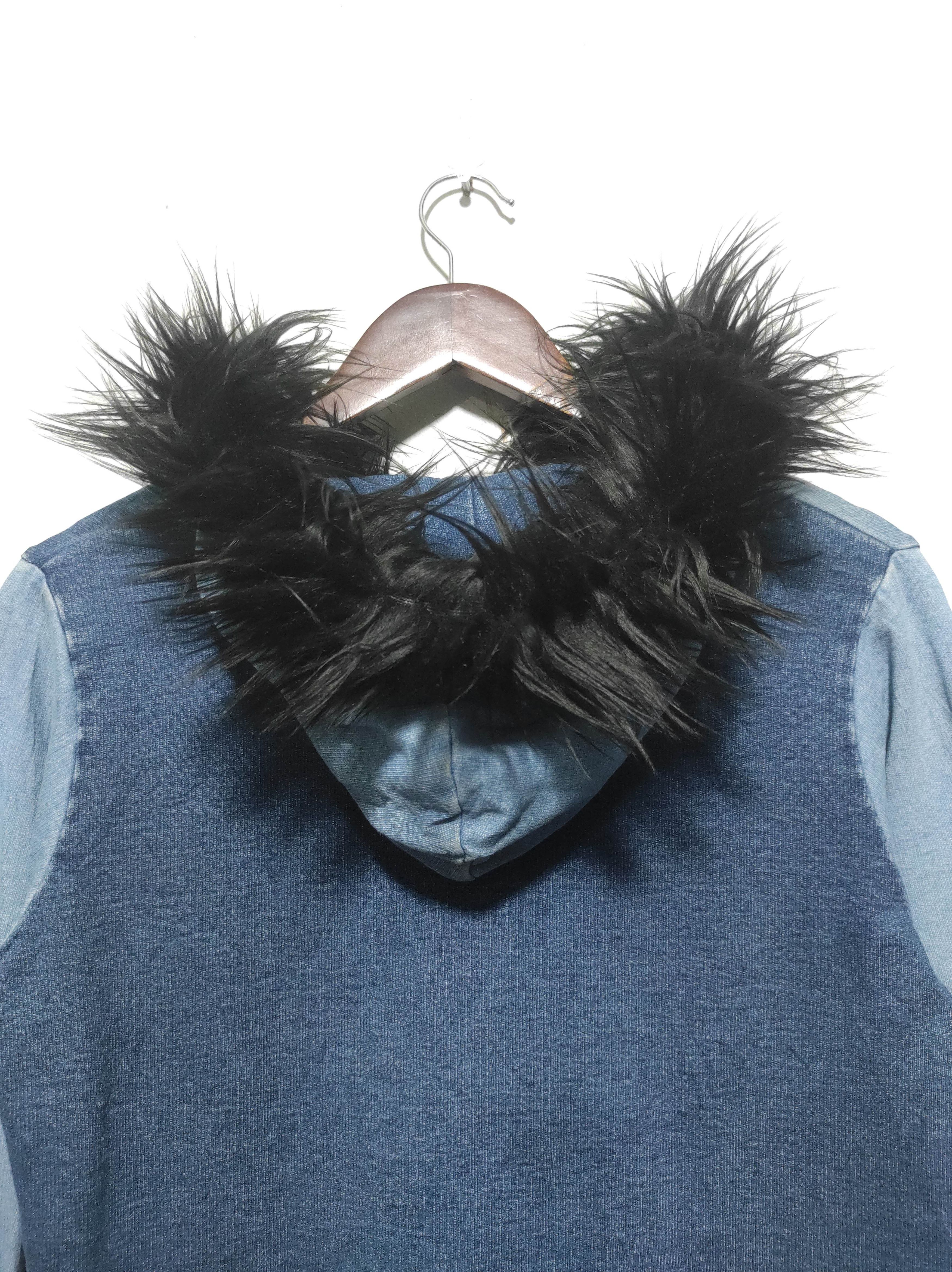Hysteric Glamour Marine Style Casual wear Denim Zip Fur Hoodie i6w9 lgb style Size US M / EU 48-50 / 2 - 13 Thumbnail
