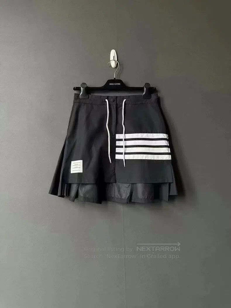 Thom Browne Thom Browne Blue Nylon Skirt Size 25" / US 0 / IT 36 - 1 Thumbnail