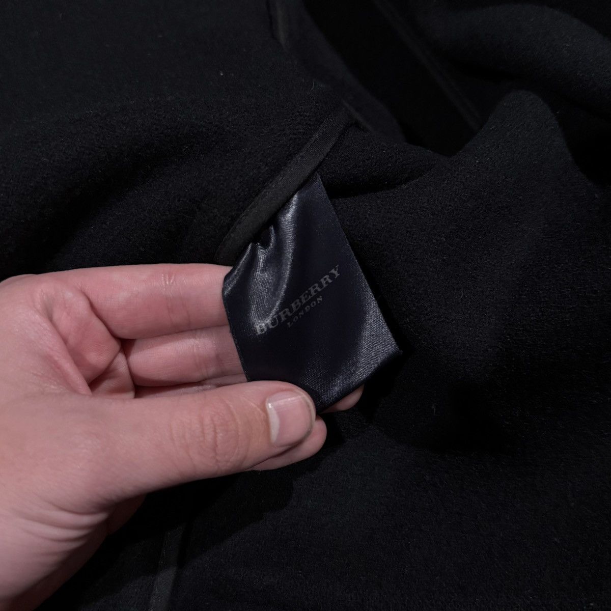 Burberry Burberry London Wool Hooded Duffle Coat Black Size US L / EU 52-54 / 3 - 11 Thumbnail