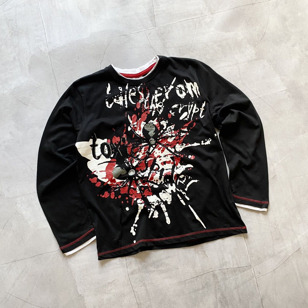 Hysteric Glamour Spider Abstract Hysteric Glamour Style Long Sleeve T-shirt Size US S / EU 44-46 / 1 - 1 Thumbnail