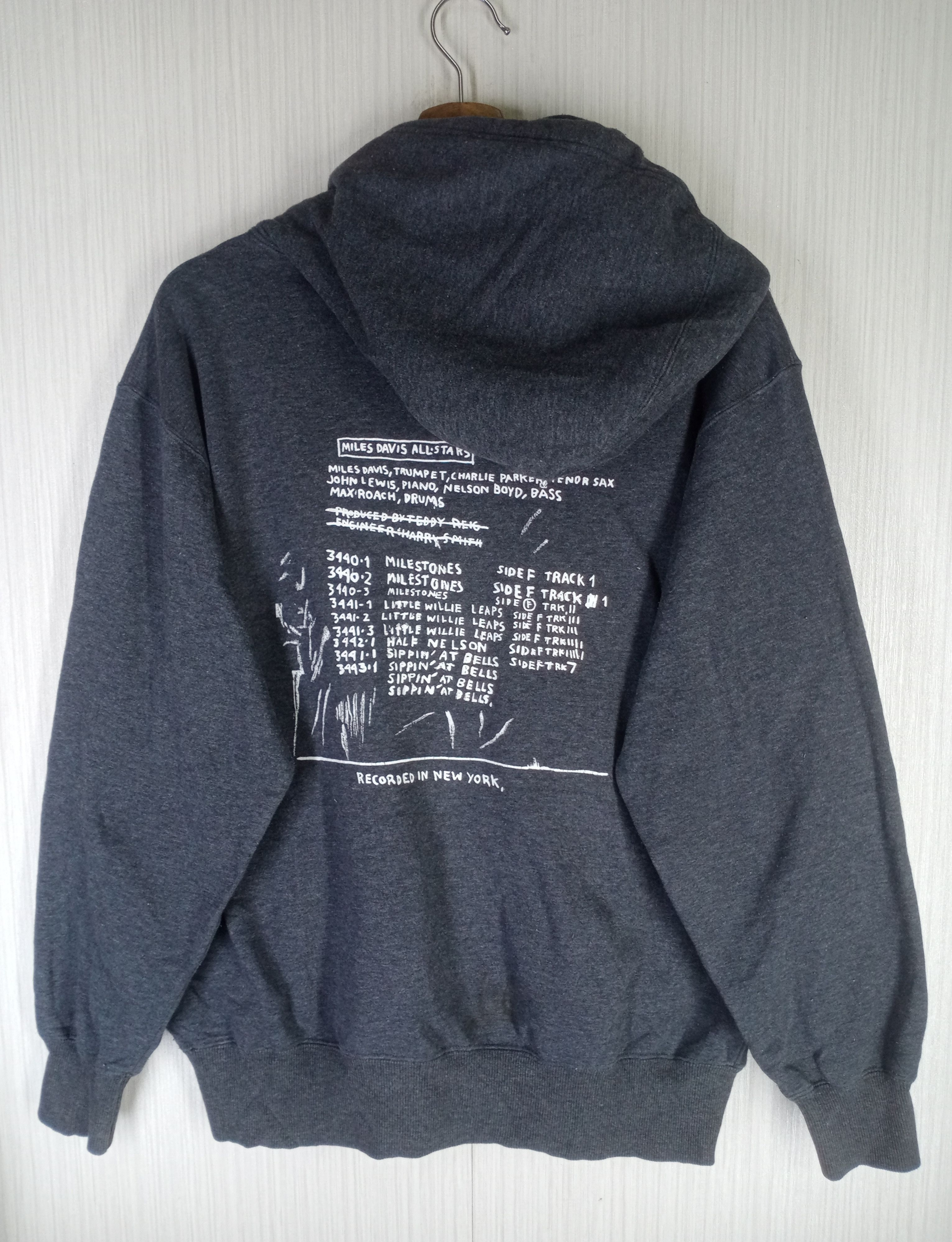Jean-Michel Basquiat Rare Jean Micheal Basquit Miles Davis All Stars Hoodie Size US L / EU 52-54 / 3 - 1 Thumbnail