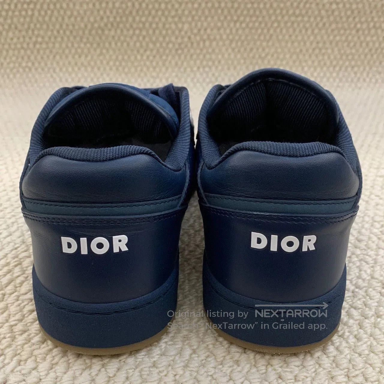 Dior dior b27 low-top sneakers in navy blue. Size US 7.5 / EU 40-41 - 2 Thumbnail