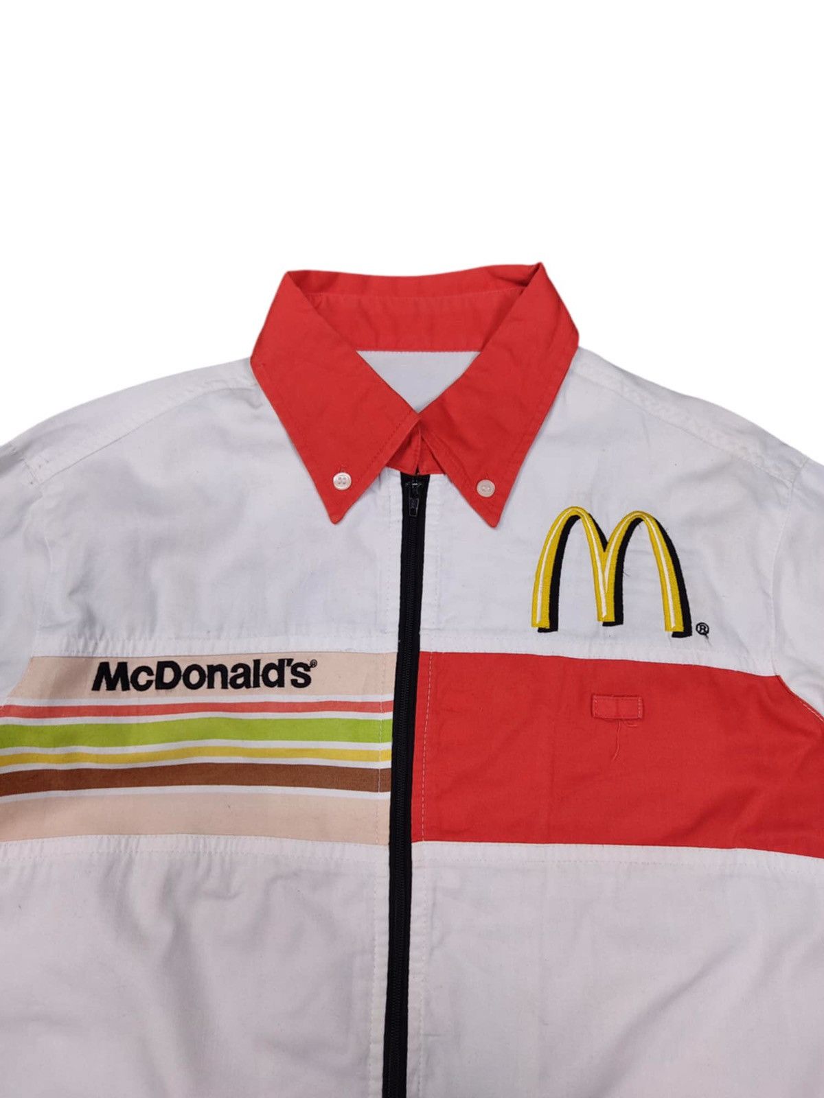Japanese Brand VINTAGE McDonald’s Work Shirt Zip Size US M / EU 48-50 / 2 - 2 Thumbnail