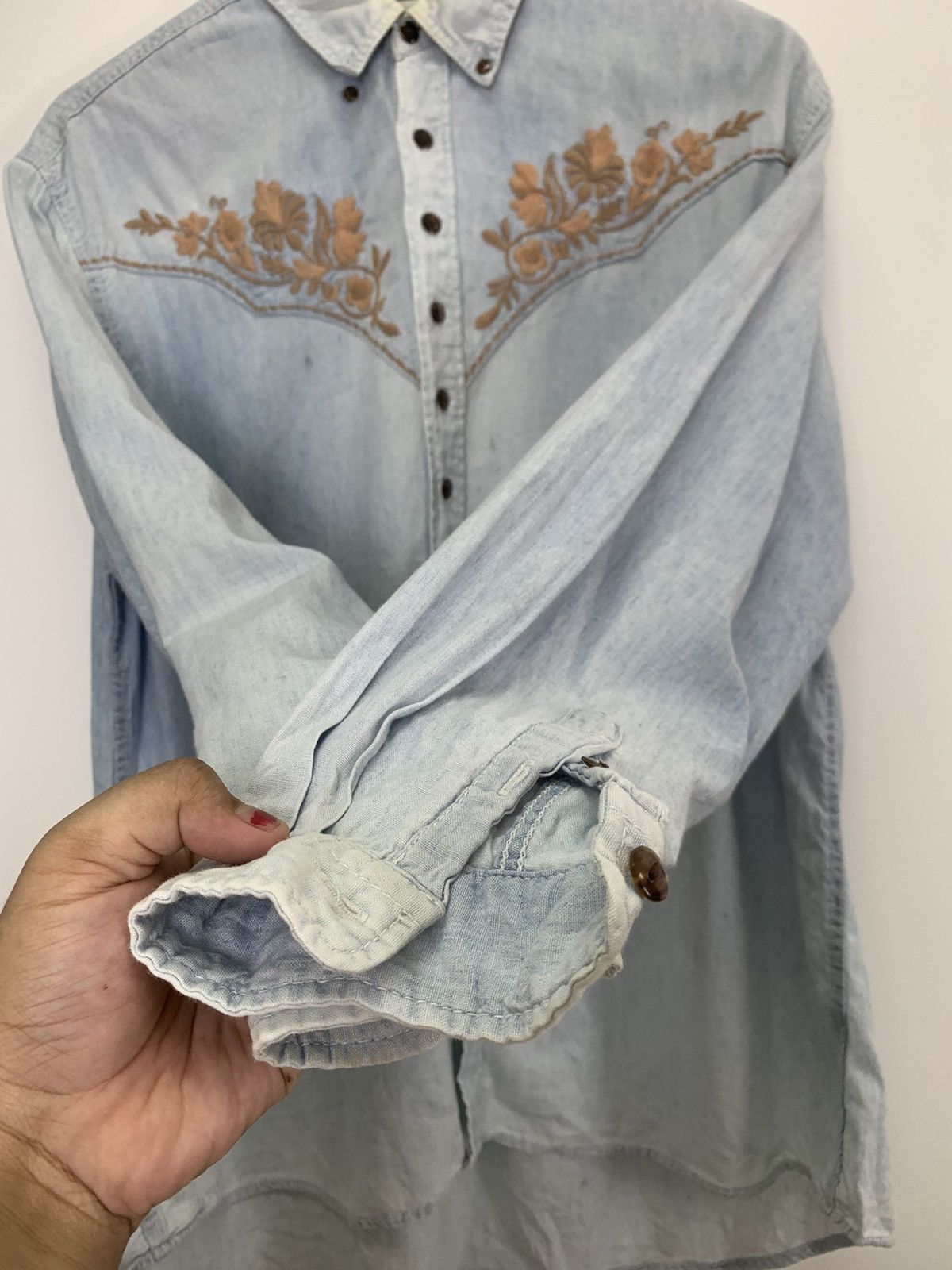 Japanese Brand × Vintage Vintage Jean-cox Denim Button Ups Size US L / EU 52-54 / 3 - 7 Thumbnail