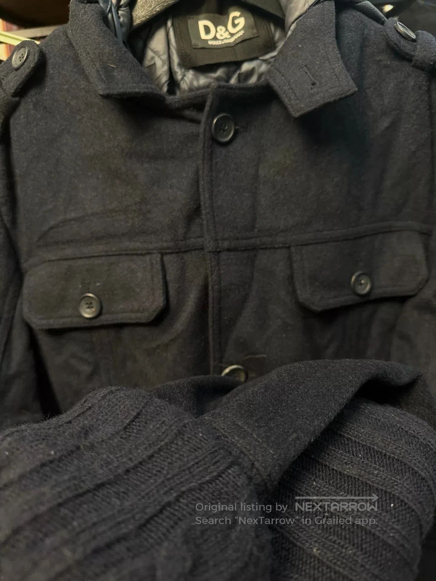 Dolce & Gabbana D&G Dolce&Gabbana Men's Wool Jacket. Size US M / EU 48-50 / 2 - 4 Thumbnail