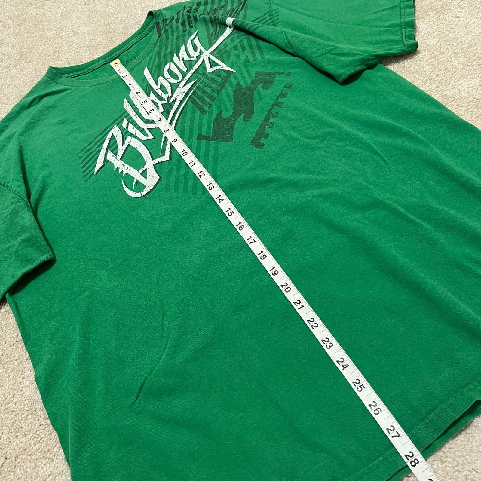 Billabong Y2K Billabong Green Surf Graphic Logo T-Shirt Large Size US L / EU 52-54 / 3 - 5 Thumbnail