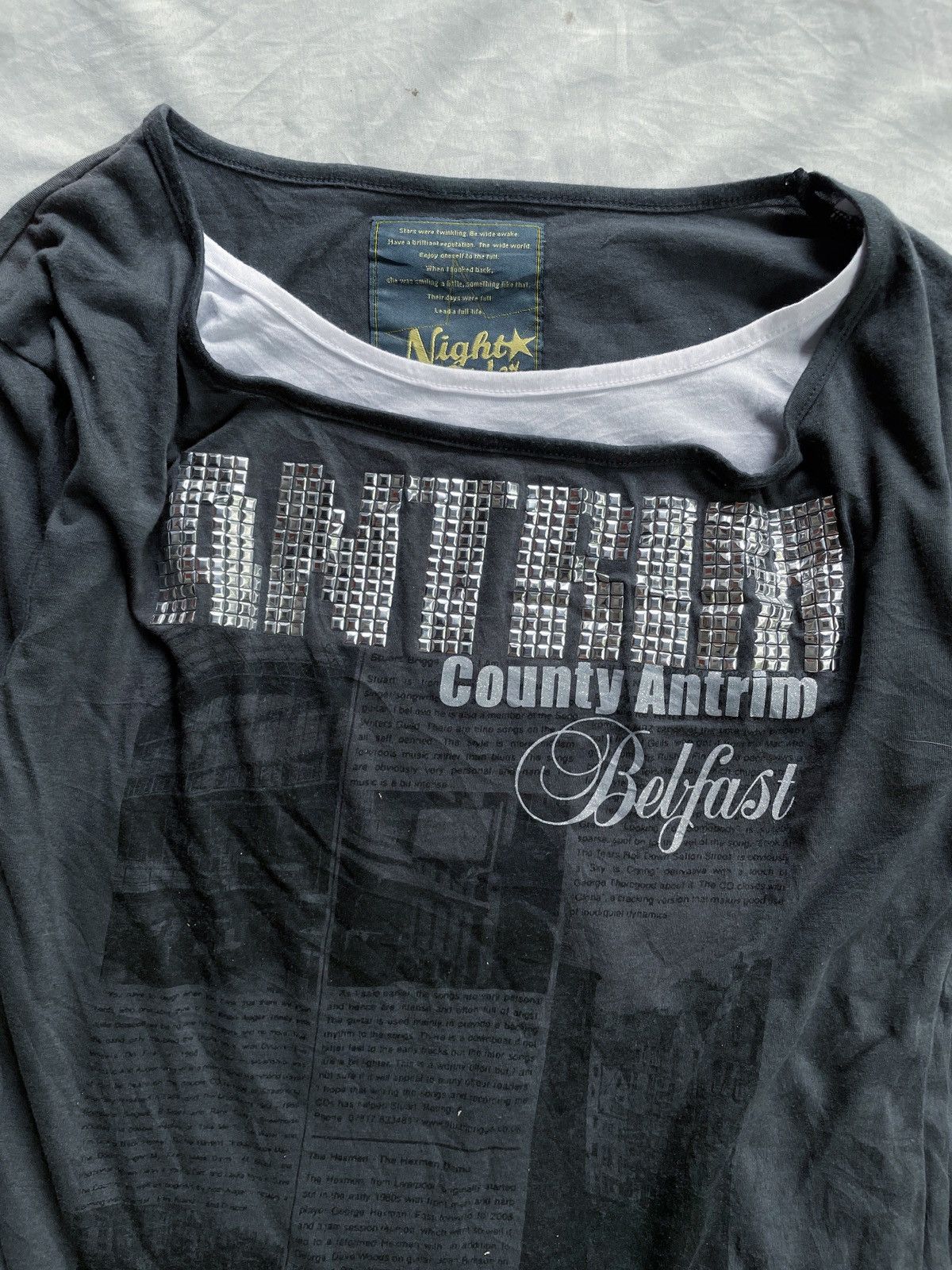 Beauty Beast NIGHT RIDER DOUBLE LAYER POEM LONG SLEEVE Size US S / EU 44-46 / 1 - 3 Thumbnail