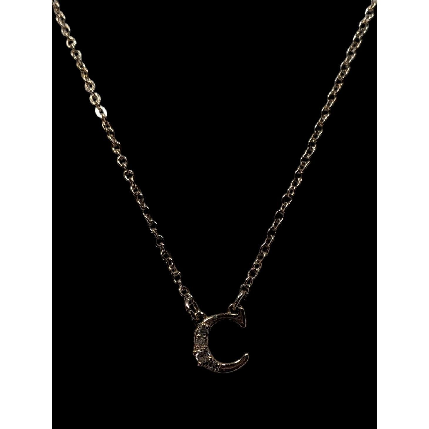 Other Minimalist Celestial Rhinestone Moon Pendant Necklace Size ONE SIZE - 3 Thumbnail
