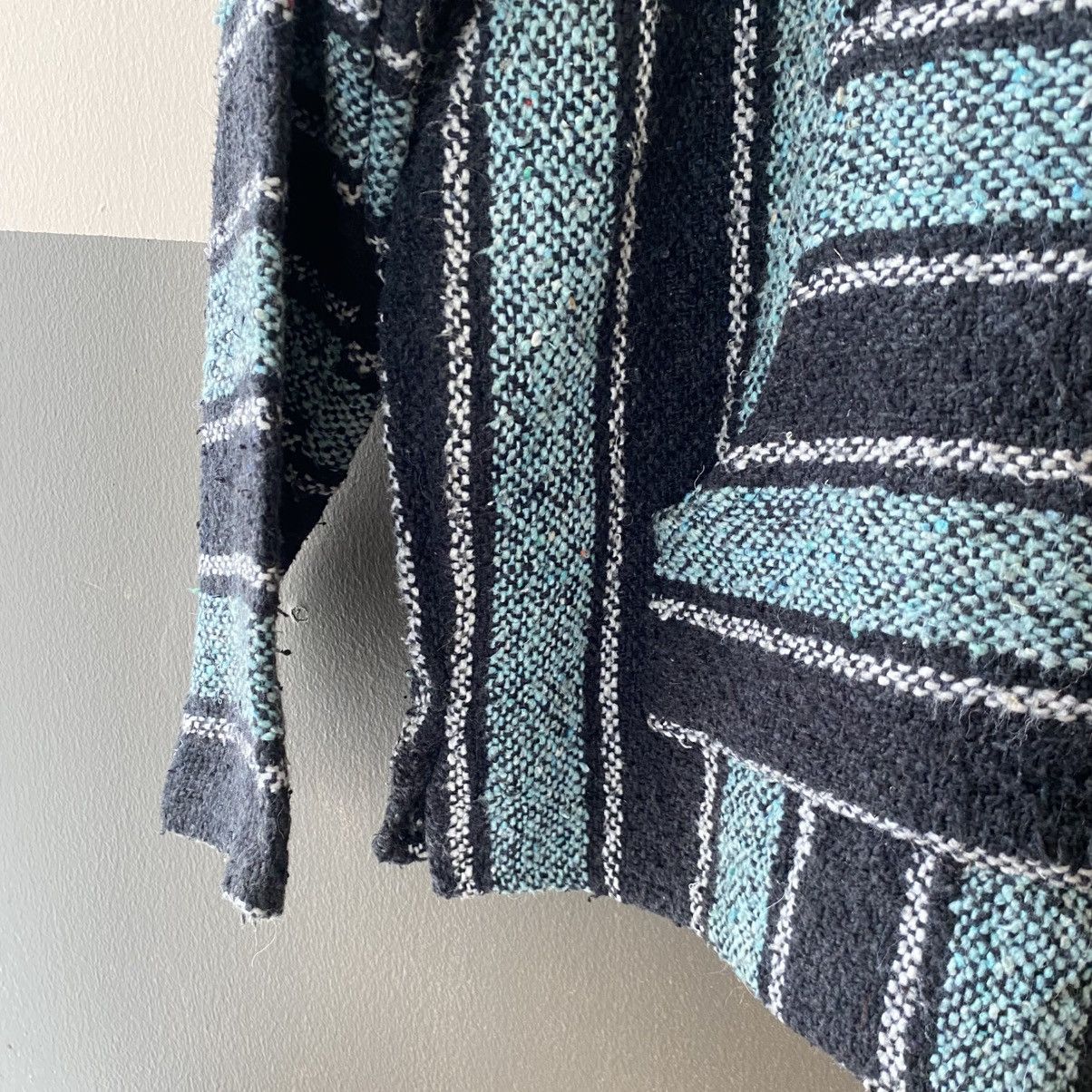 Vintage Black and Turquoise Striped Baja Hoodie Size US S / EU 44-46 / 1 - 6 Thumbnail