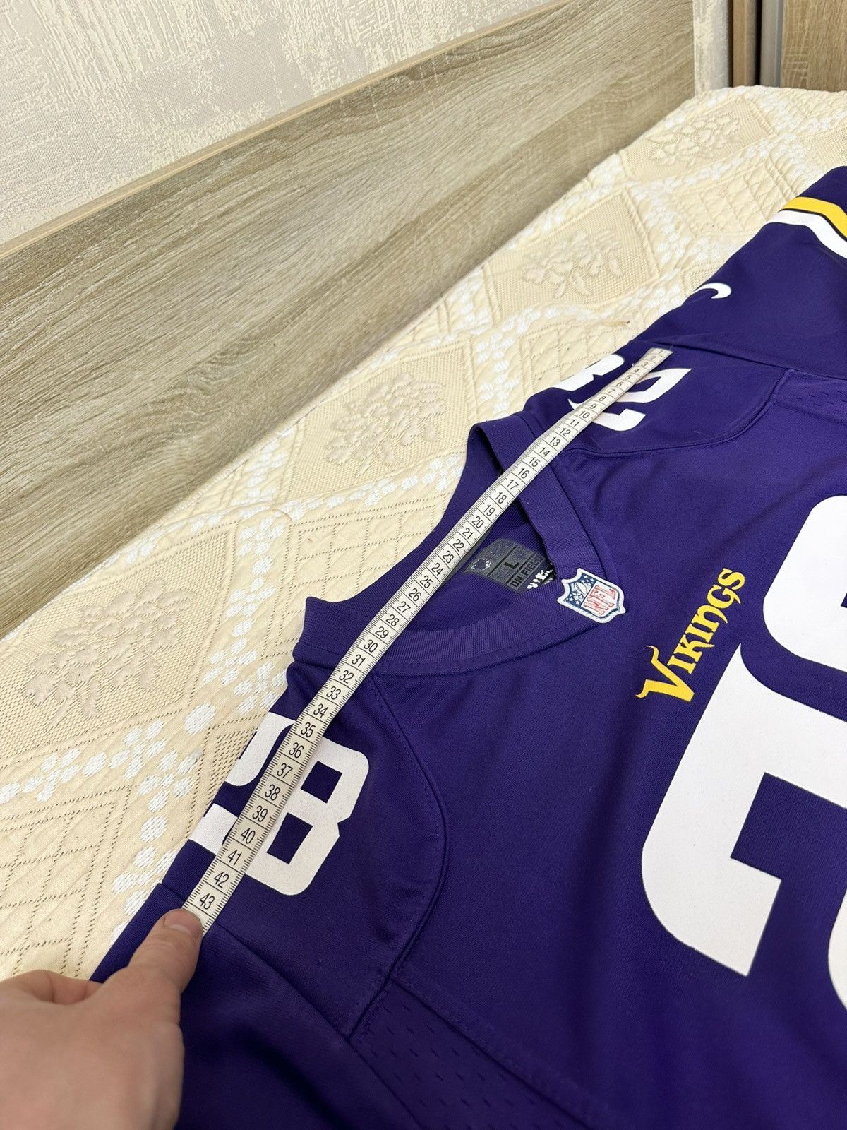 NFL 🔥 Minnesota Vikings NFL #28 Peterson Nike Jersey T Shirt Size US S / EU 44-46 / 1 - 11 Thumbnail