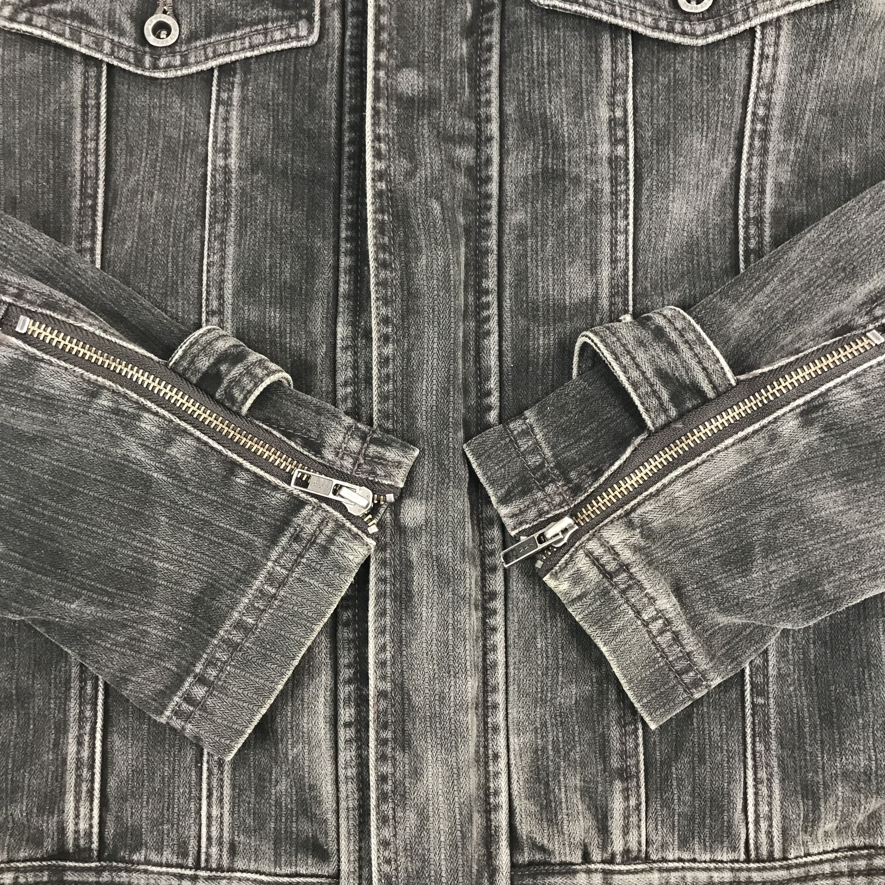 Japanese Brand × L7 Real Hip Vintage L7 Real hip Black Denim punk Jacket Size US M / EU 48-50 / 2 - 7 Thumbnail