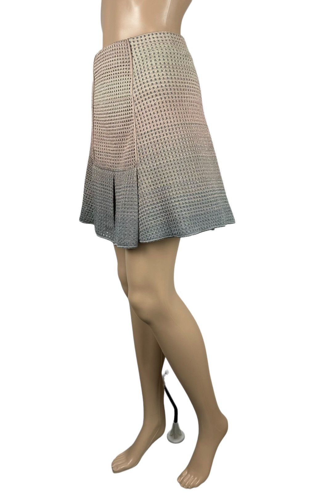 Missoni Missoni Knit Mini Skirt Multicolor Polyester-Metal size 38 Size 26" / US 2 / IT 38 - 7 Thumbnail
